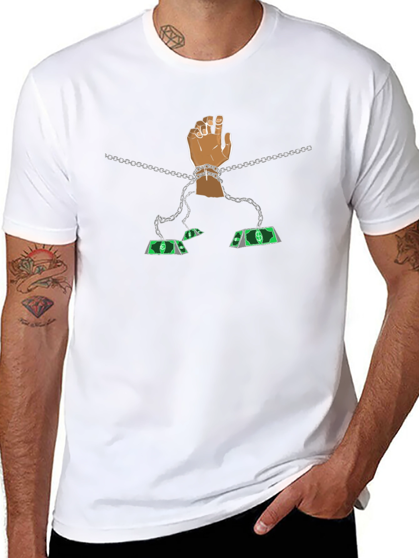 Money Chains Graphic T-Shirt