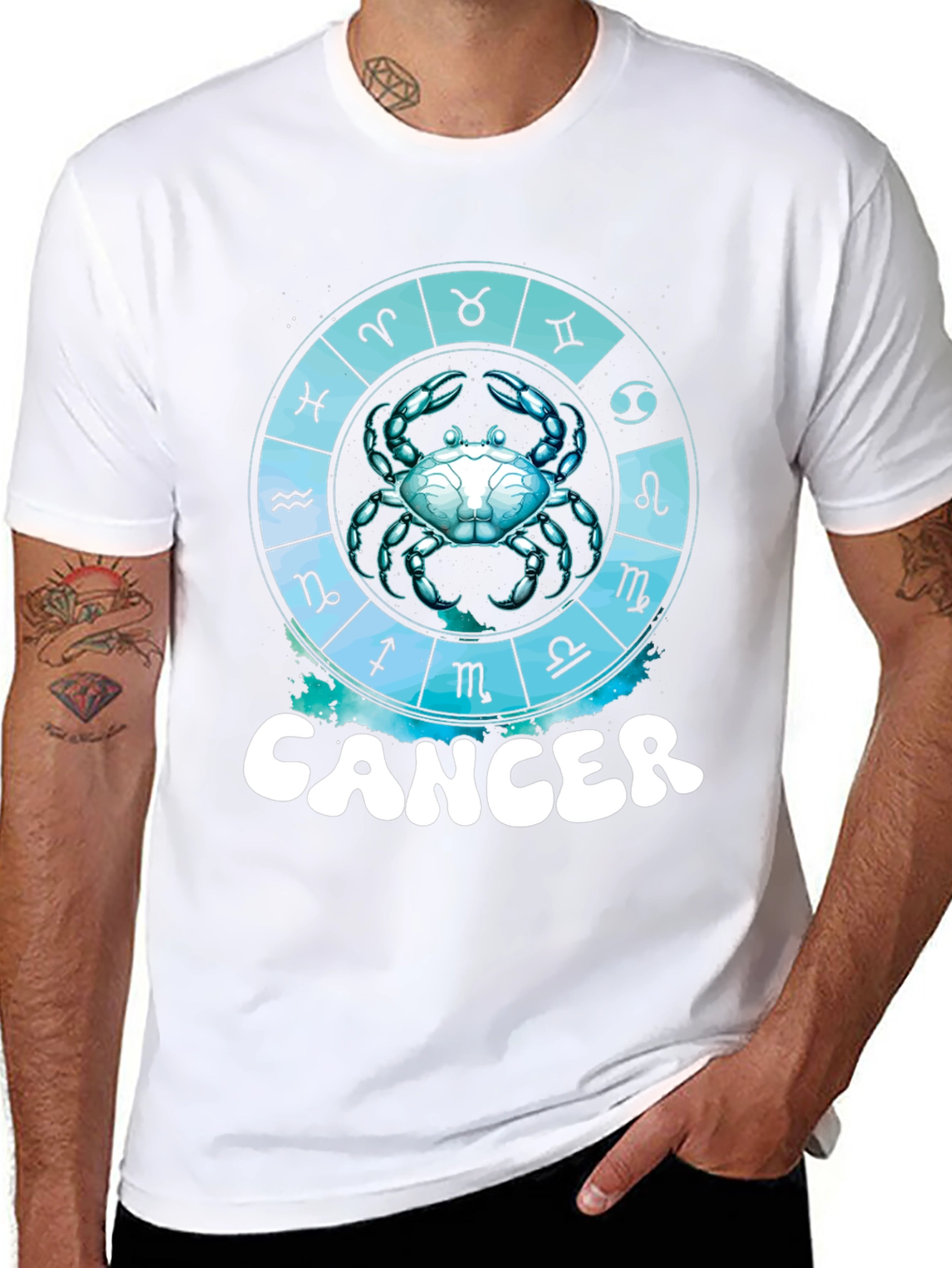 Cancer Zodiac T-Shirt - Astrology Sign Tee
