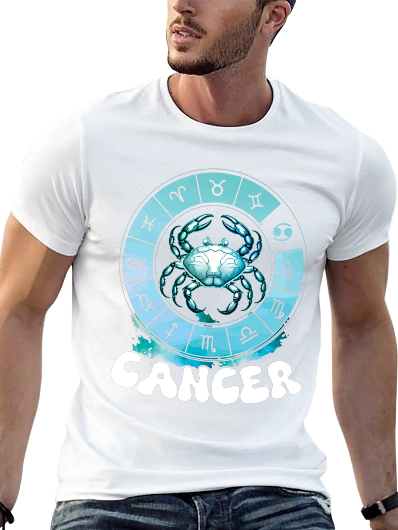 Cancer Zodiac T-Shirt - Astrology Sign Tee
