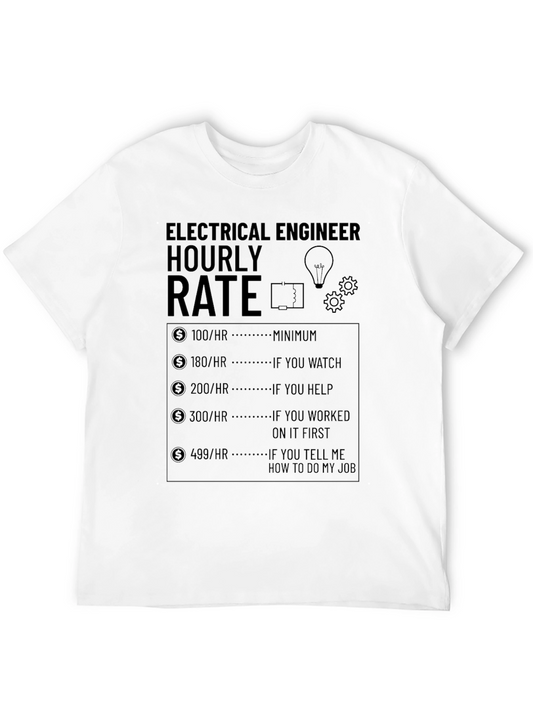 Electrical Engineer Hourly Rate Funny T-Shirt