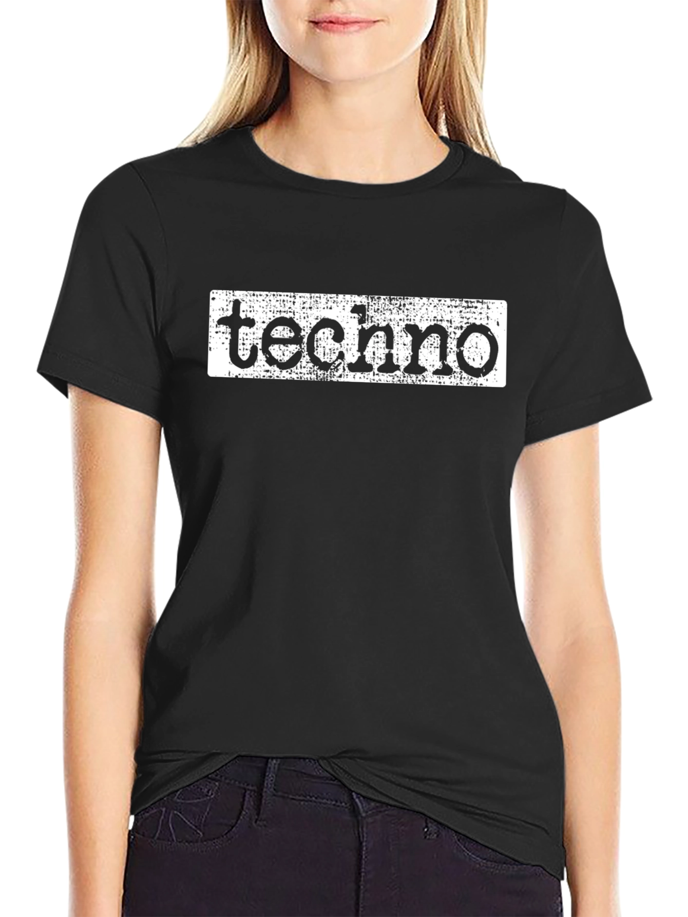 Techno Music Graphic Tee - Cool Black T-Shirt