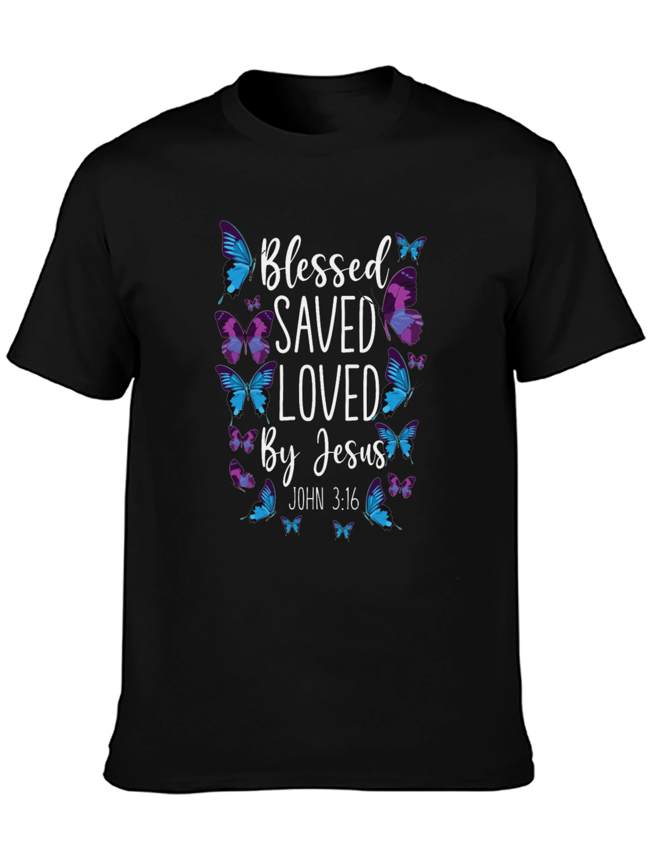 Blessed Saved Loved By Jesus T-Shirt