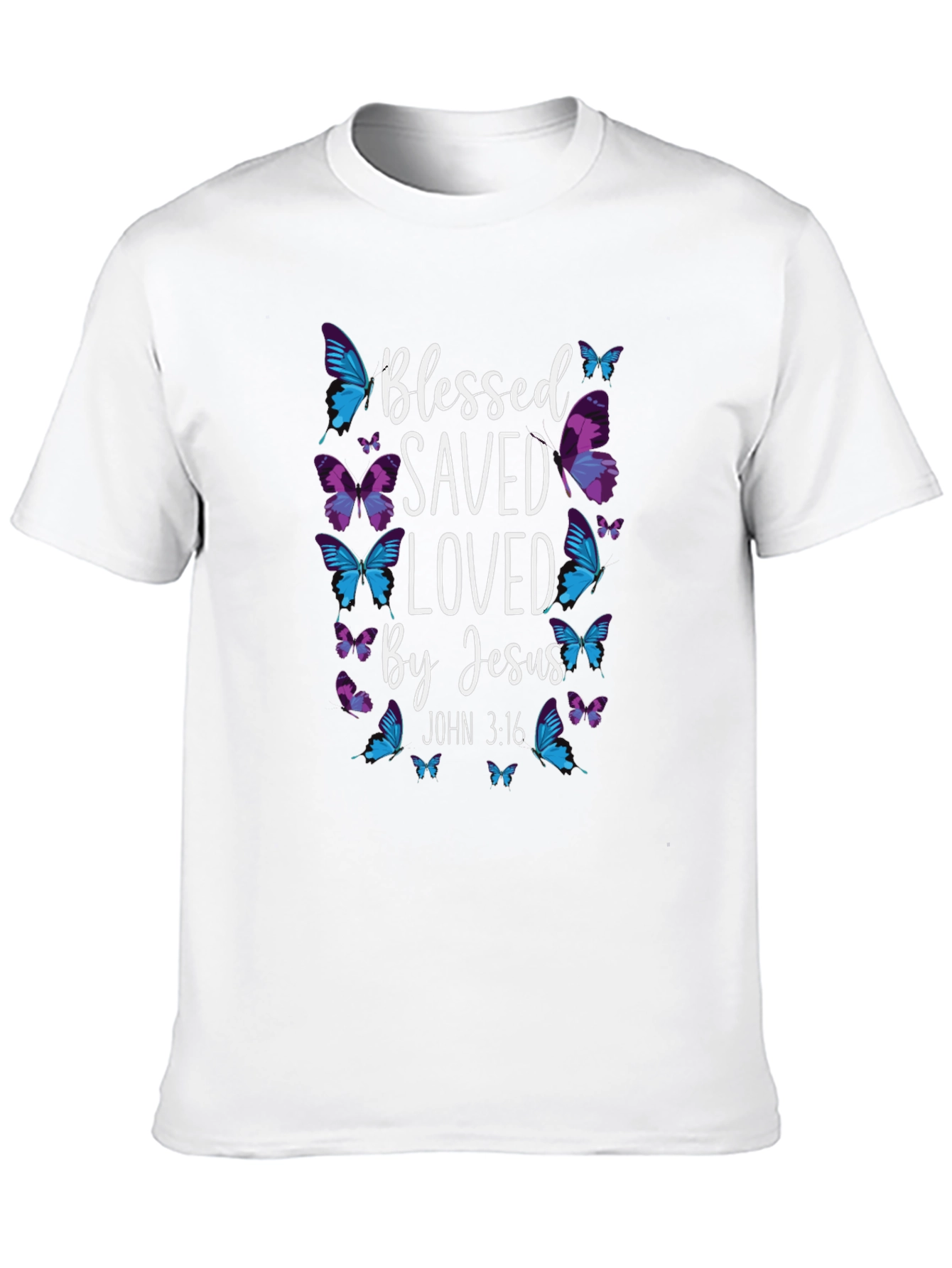 Blessed Saved Loved By Jesus T-Shirt
