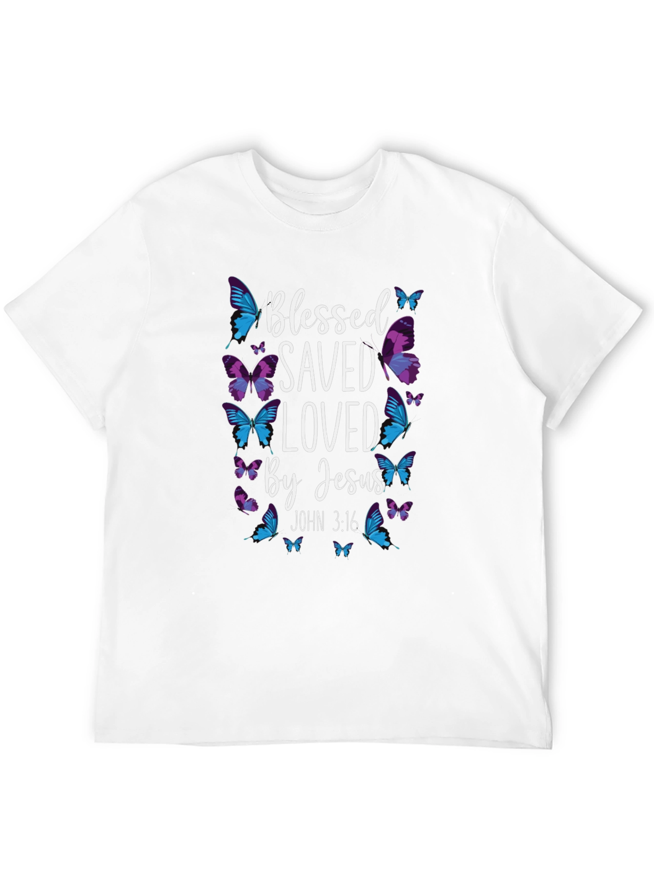 Blessed Saved Loved By Jesus T-Shirt