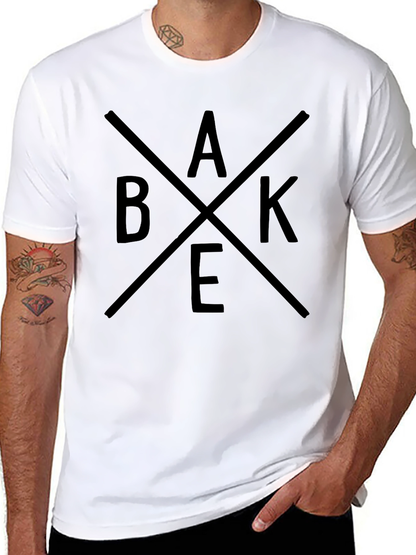 BAKE Black Graphic Tee