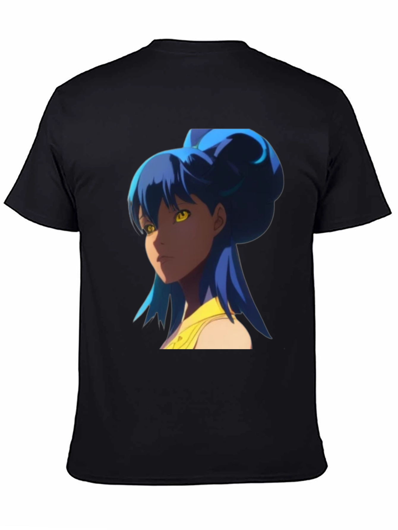 Anime Girl Graphic Tee - Stylish Black T-Shirt