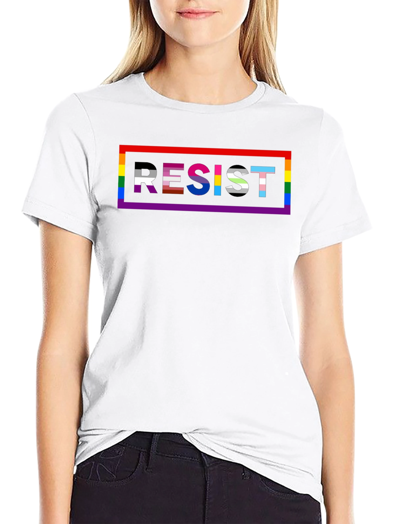 Resist LGBTQ+ Pride T-Shirt