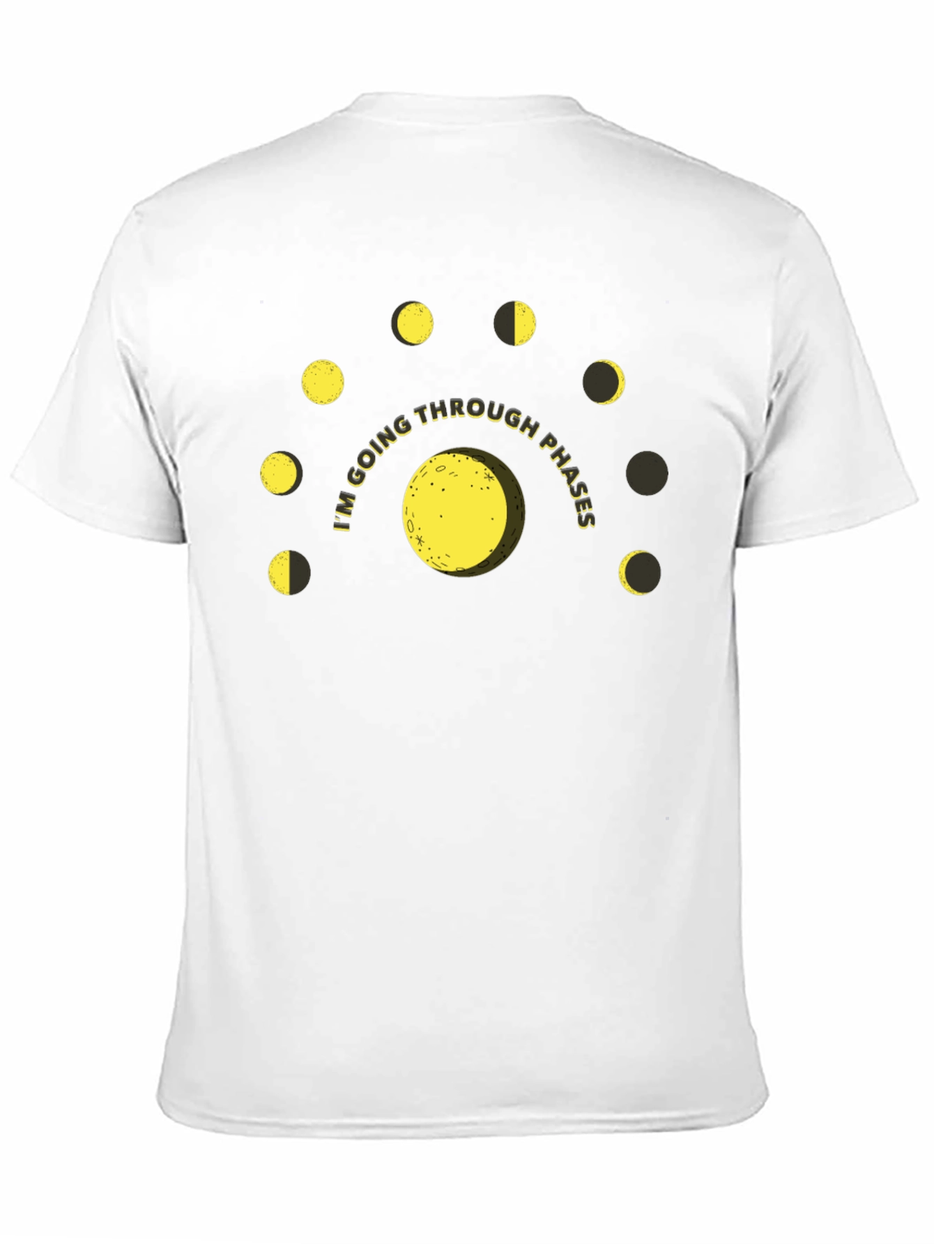 Lunar Phases Graphic T-Shirt - Going Through Phases
