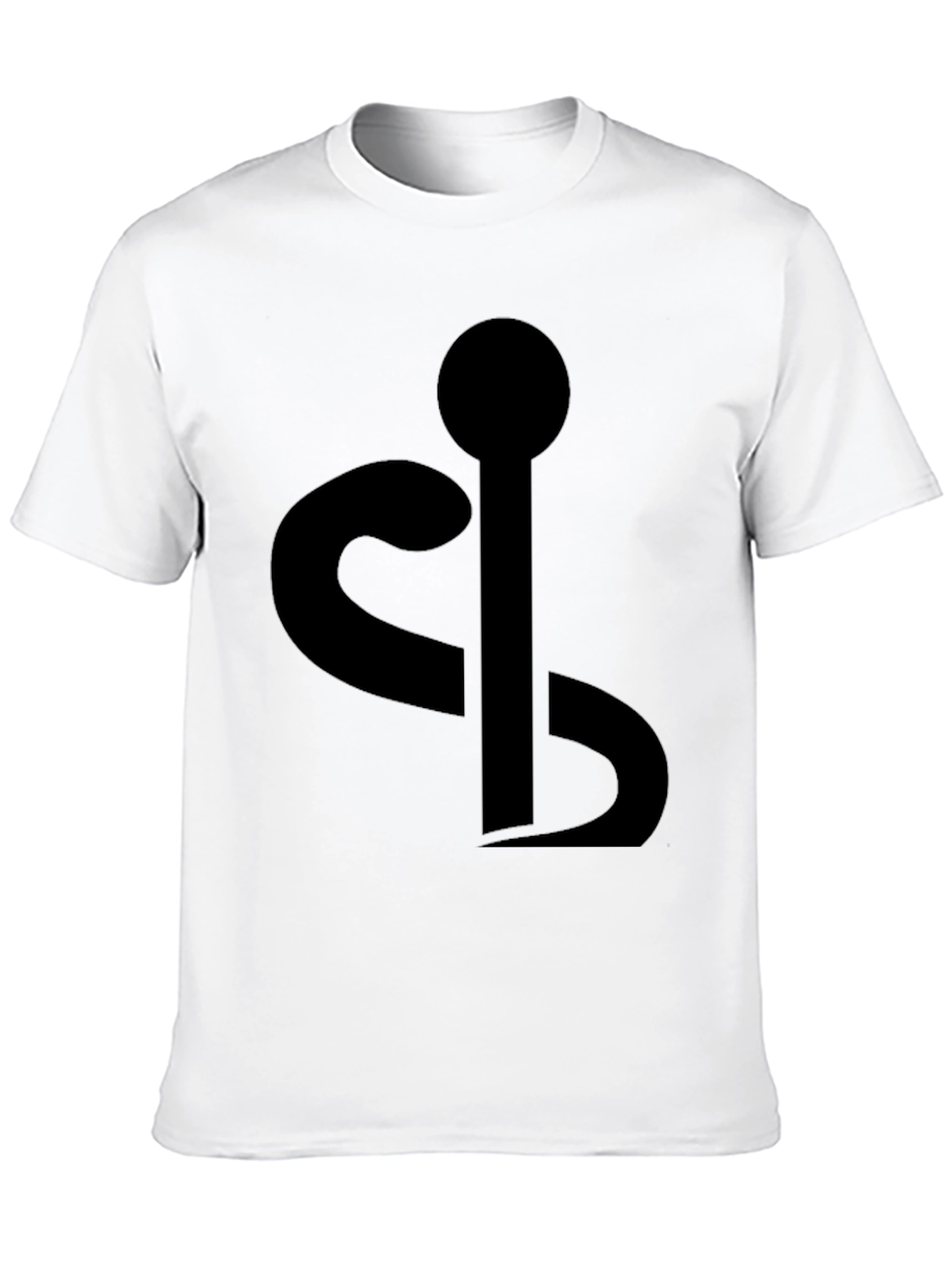 Symbolic Black T-Shirt: Minimalist Design