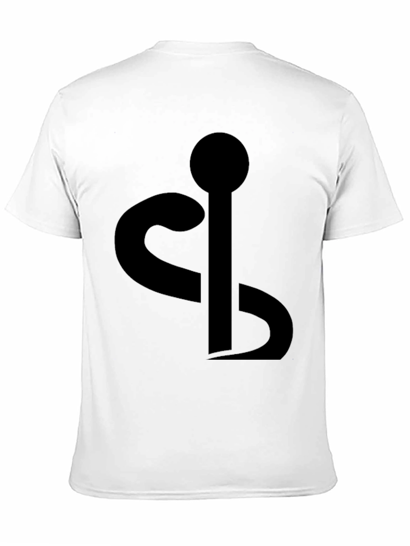Symbolic Black T-Shirt: Minimalist Design