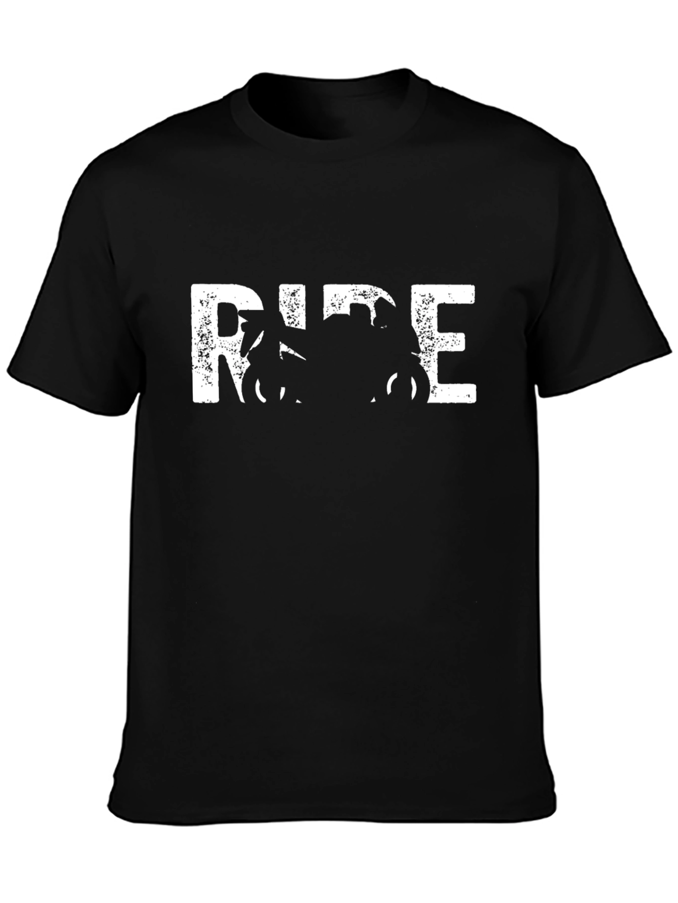 Ride Motorcycle Graphic T-Shirt - Black