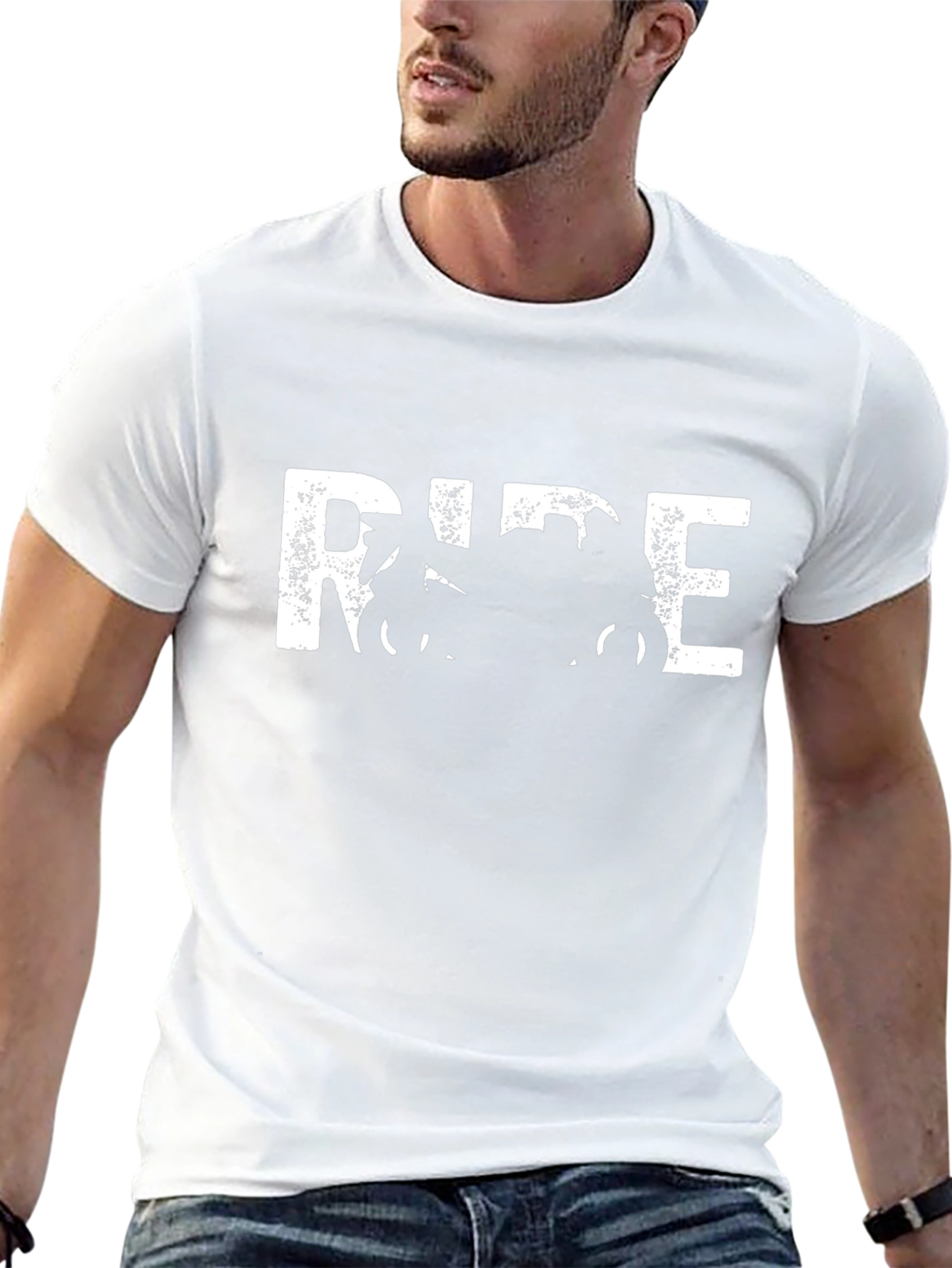 Ride Motorcycle Graphic T-Shirt - Black