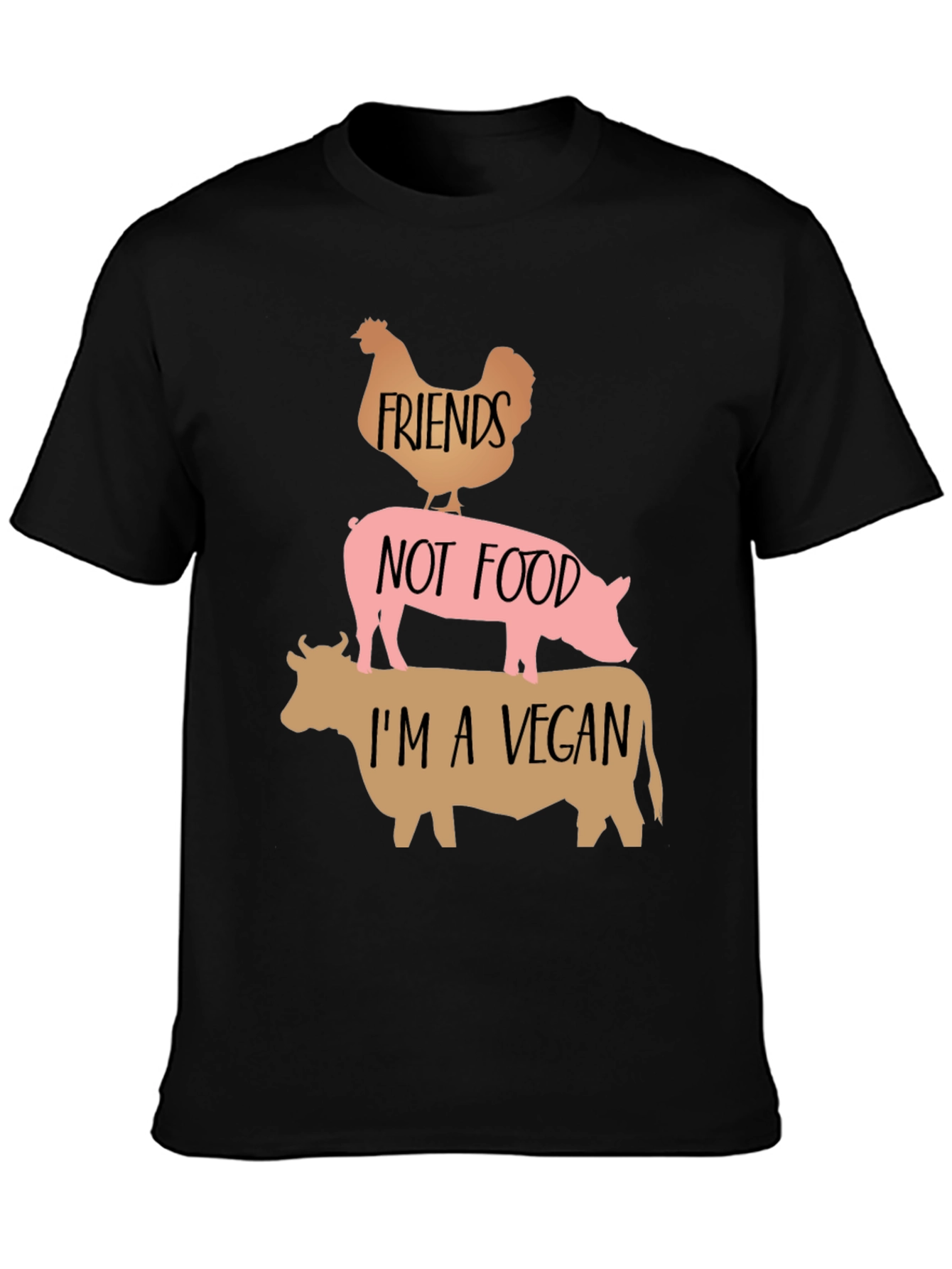 Vegan Friends Not Food T-Shirt