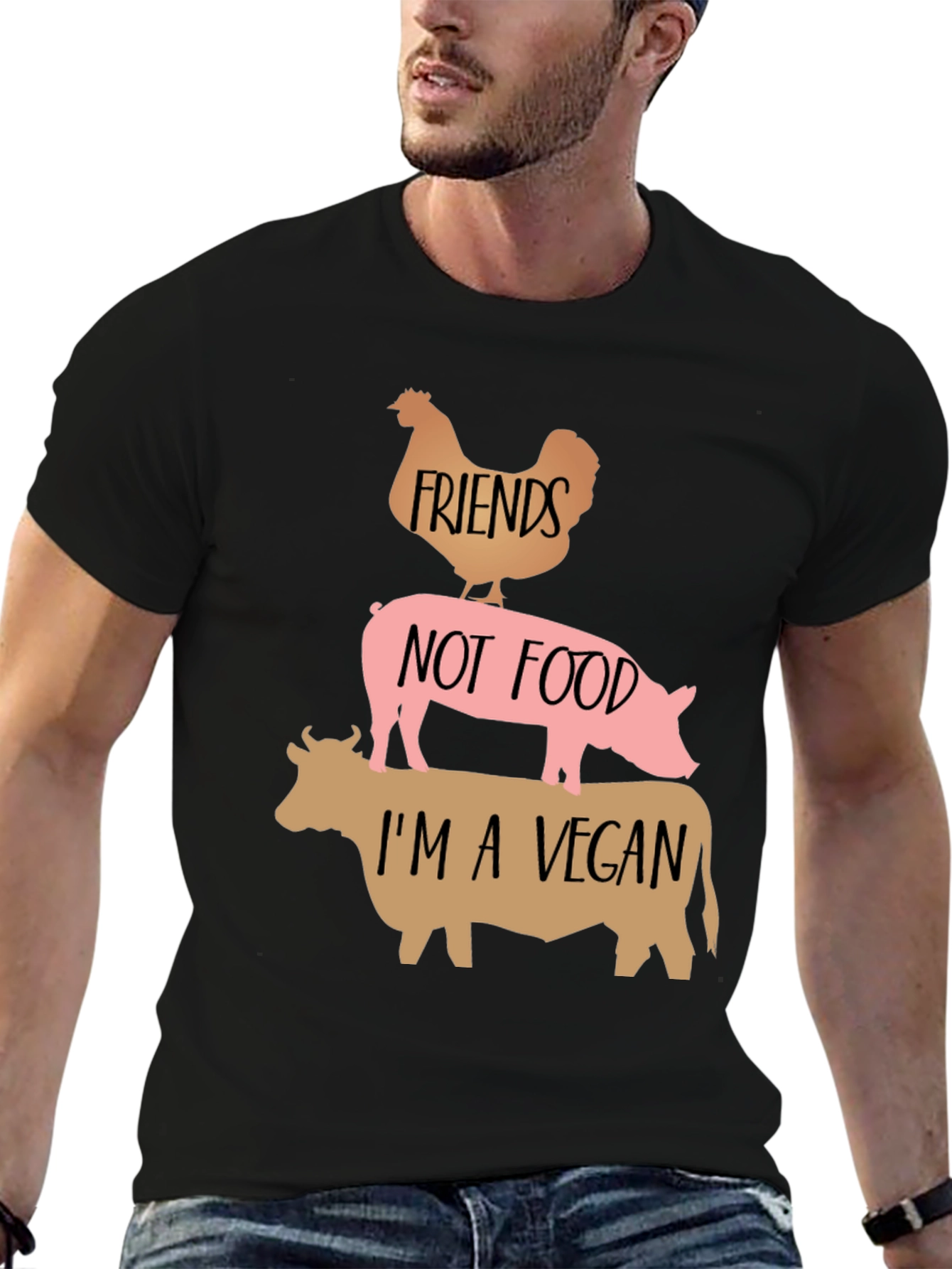 Vegan Friends Not Food T-Shirt