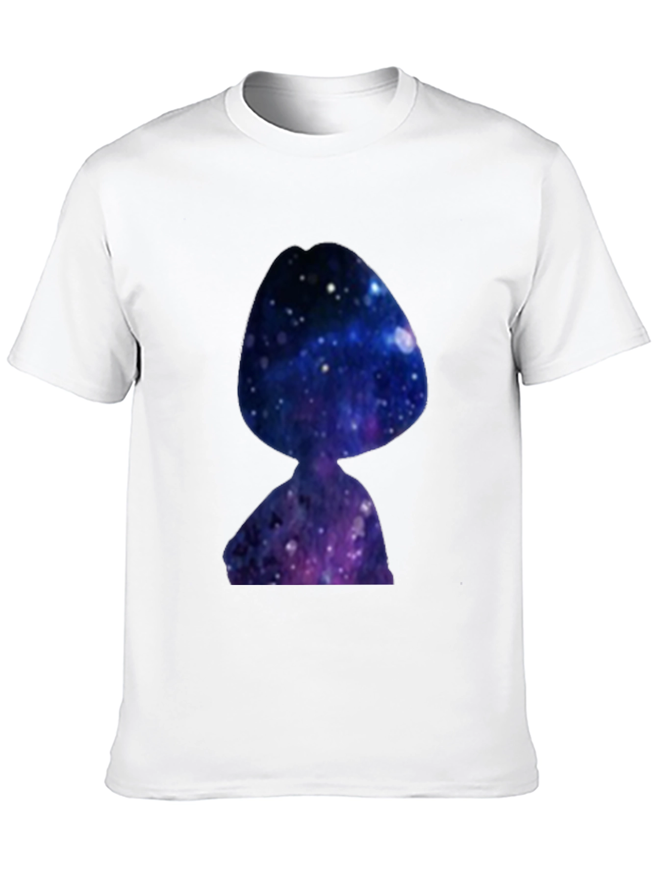 Galaxy Girl T-Shirt - Black Crew Neck Tee
