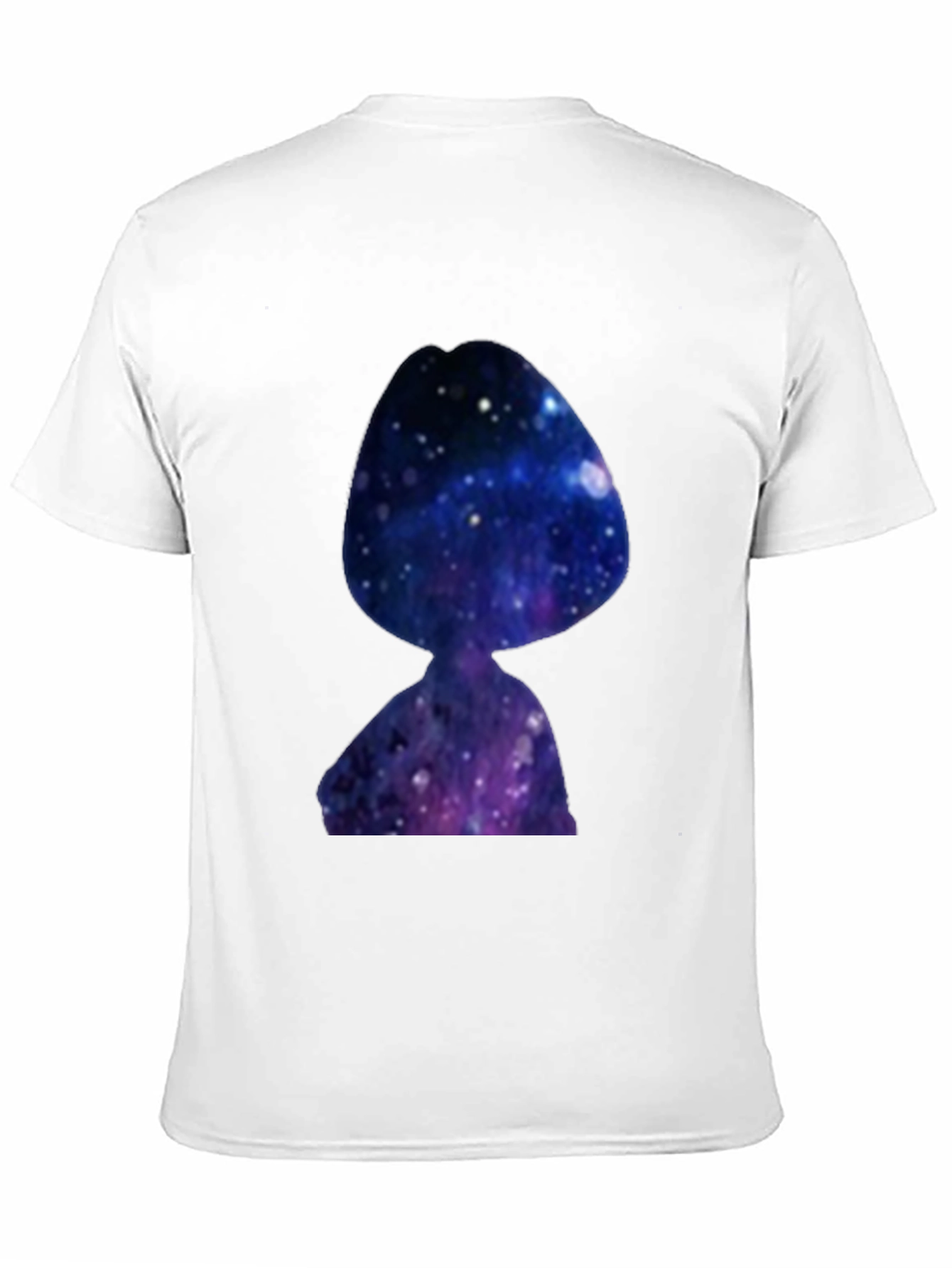Galaxy Girl T-Shirt - Black Crew Neck Tee