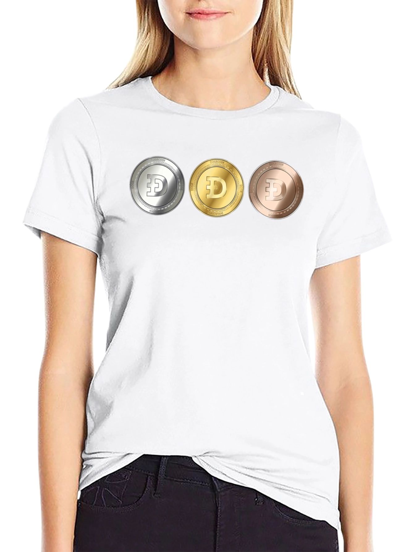 Dogecoin Trio T-Shirt - Crypto Currency