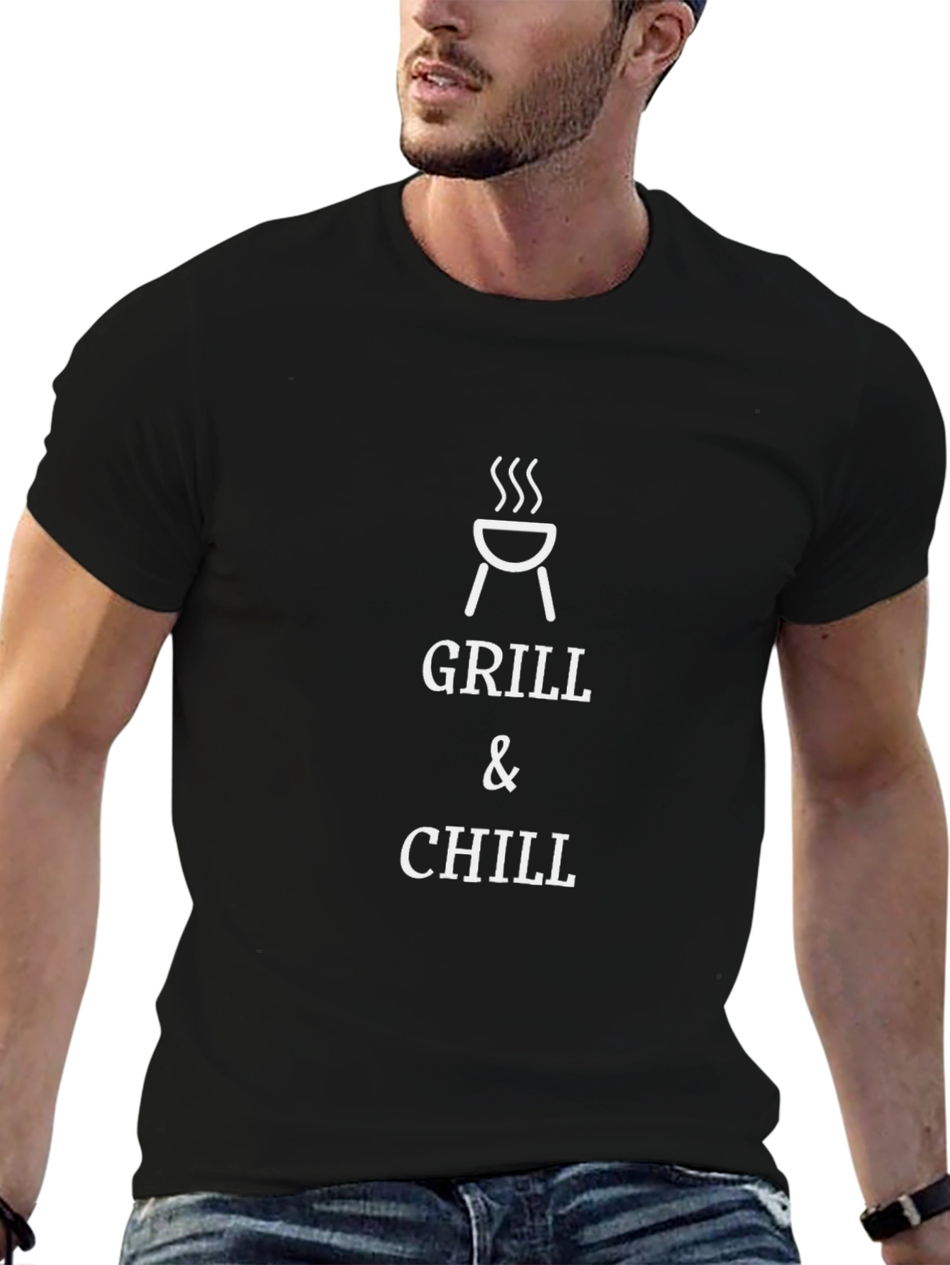 Grill & Chill T-Shirt - BBQ Fun