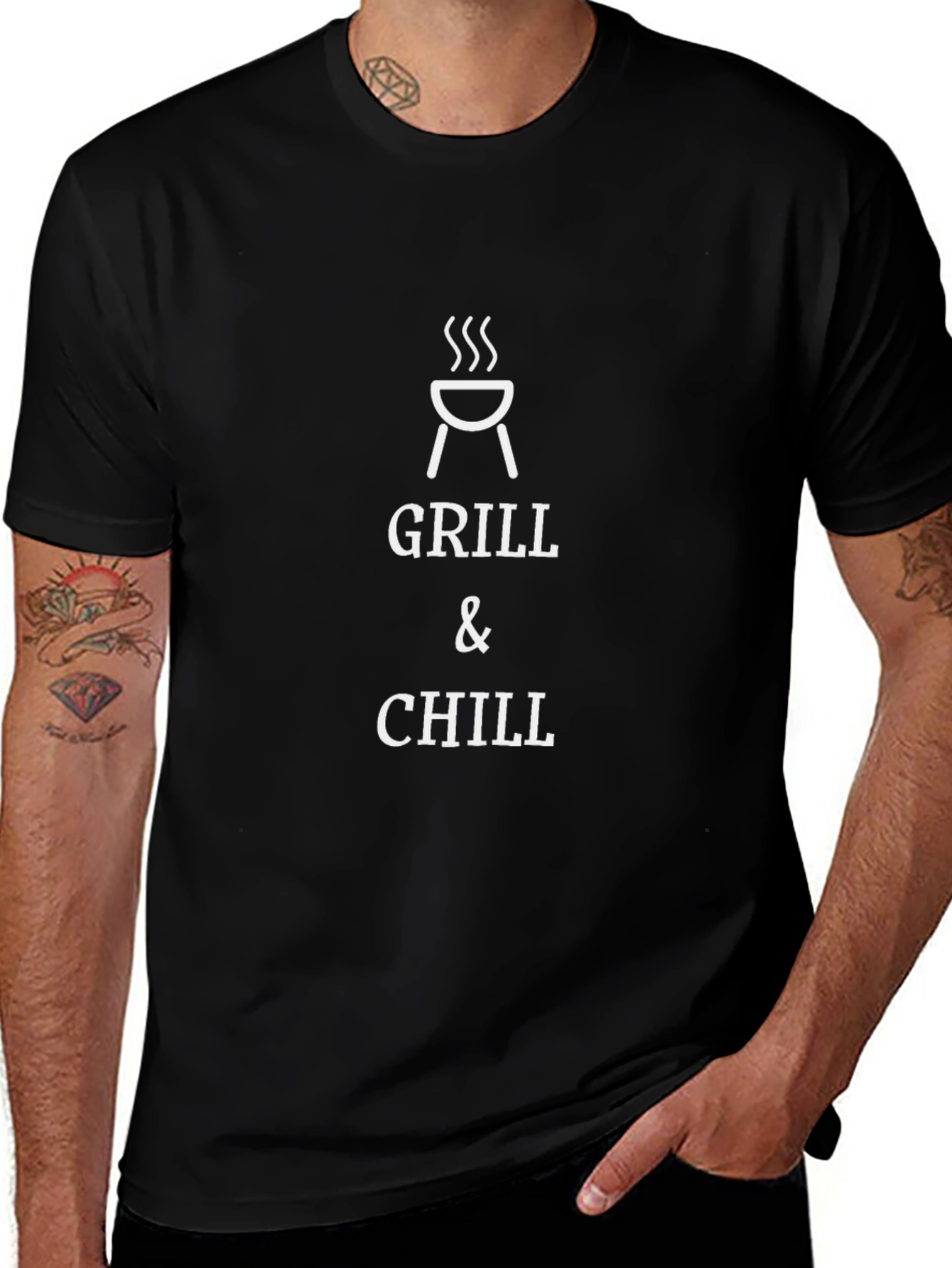 Grill & Chill T-Shirt - BBQ Fun