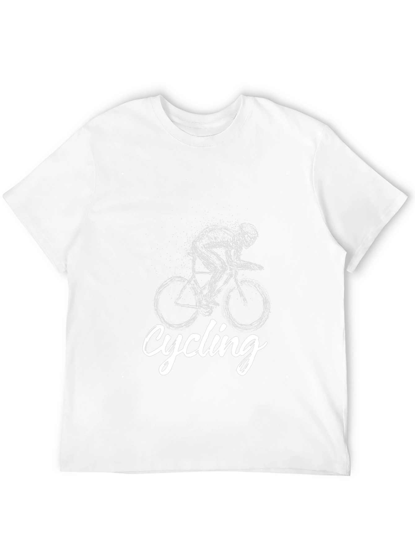 Mens Cycling Graphic Tee - Black