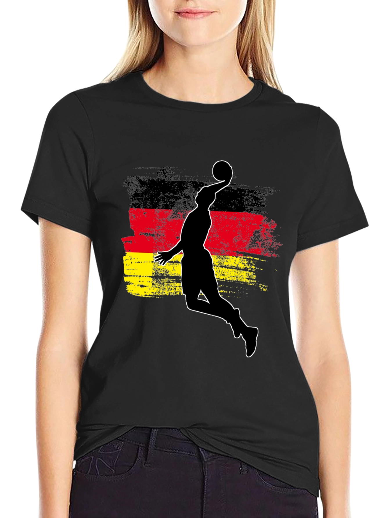 Germany Basketball T-Shirt - Slam Dunk Style!