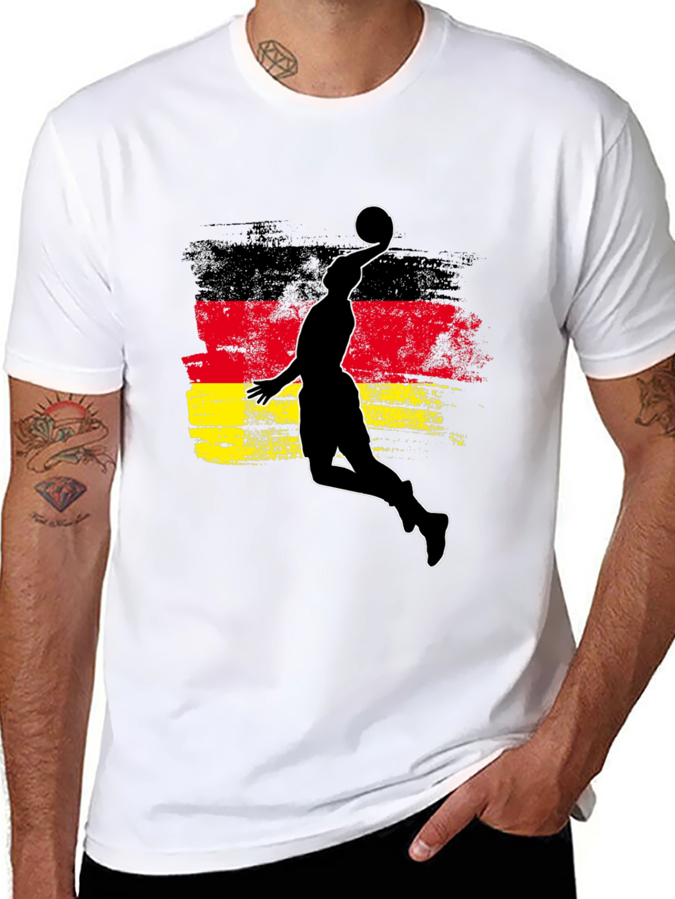 Germany Basketball T-Shirt - Slam Dunk Style!