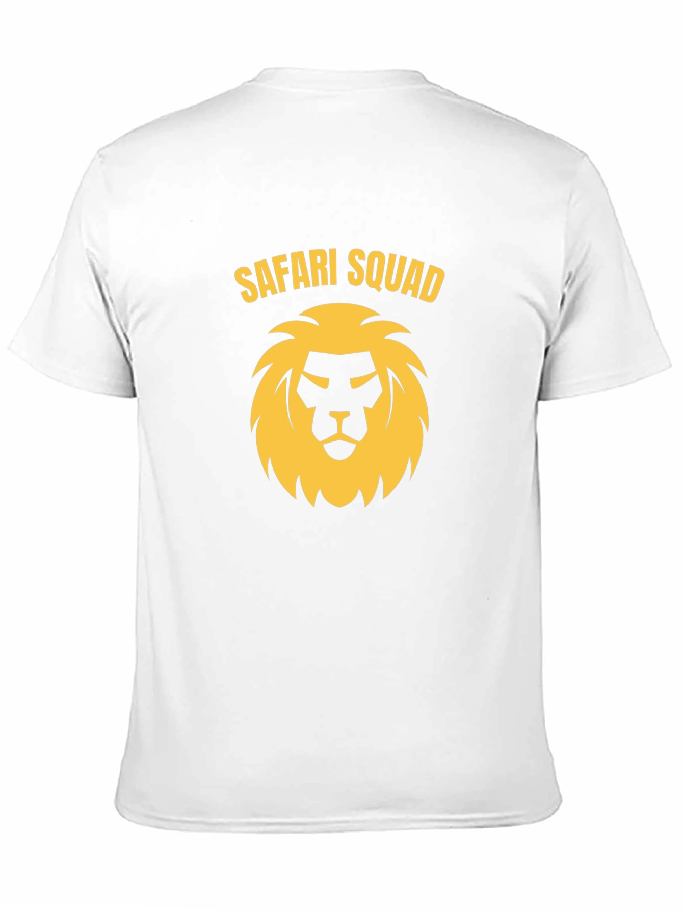 Safari Squad Graphic Tee - Black Cotton T-Shirt