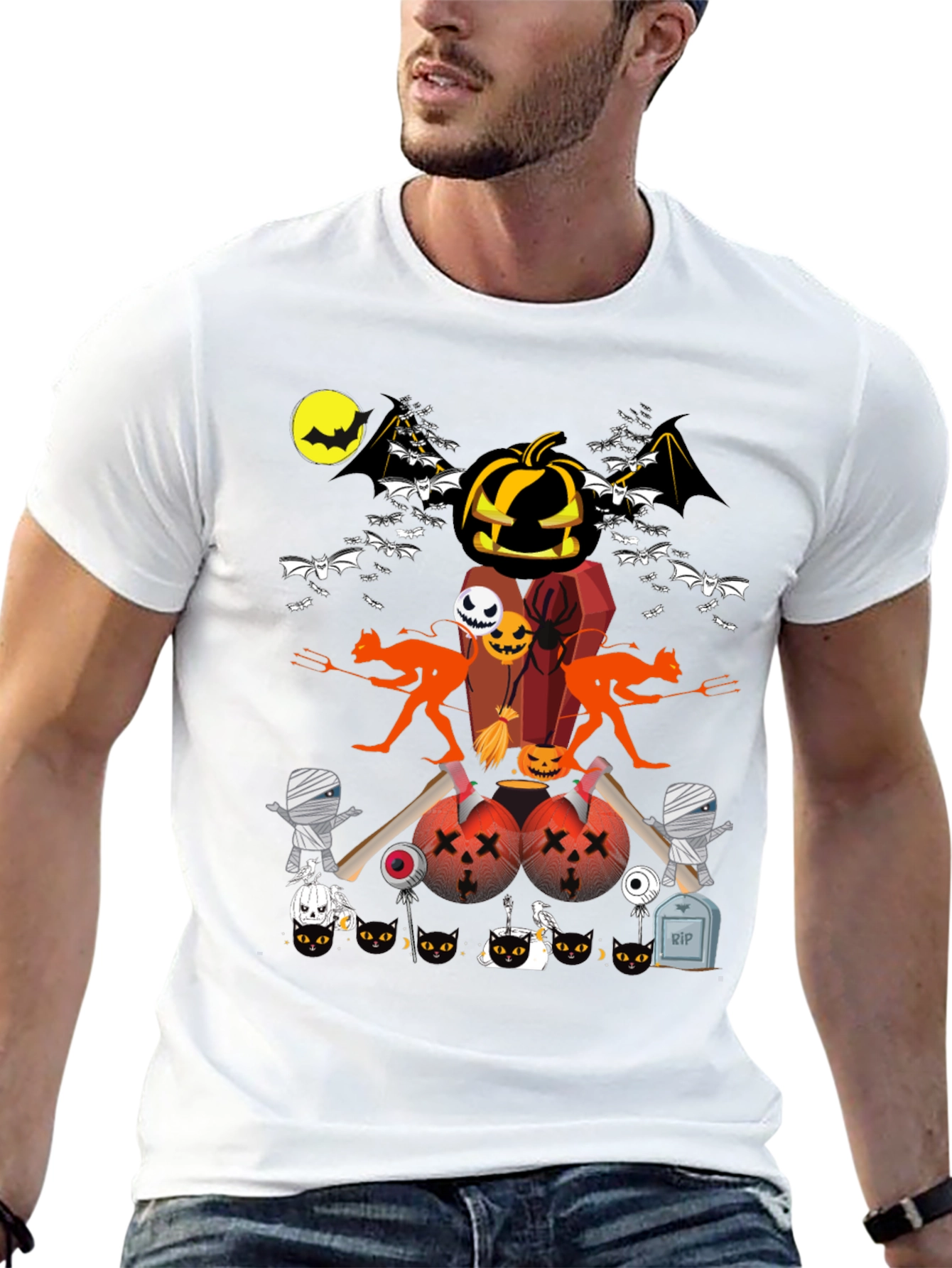 Halloween T-Shirt - Spooky & Fun Design