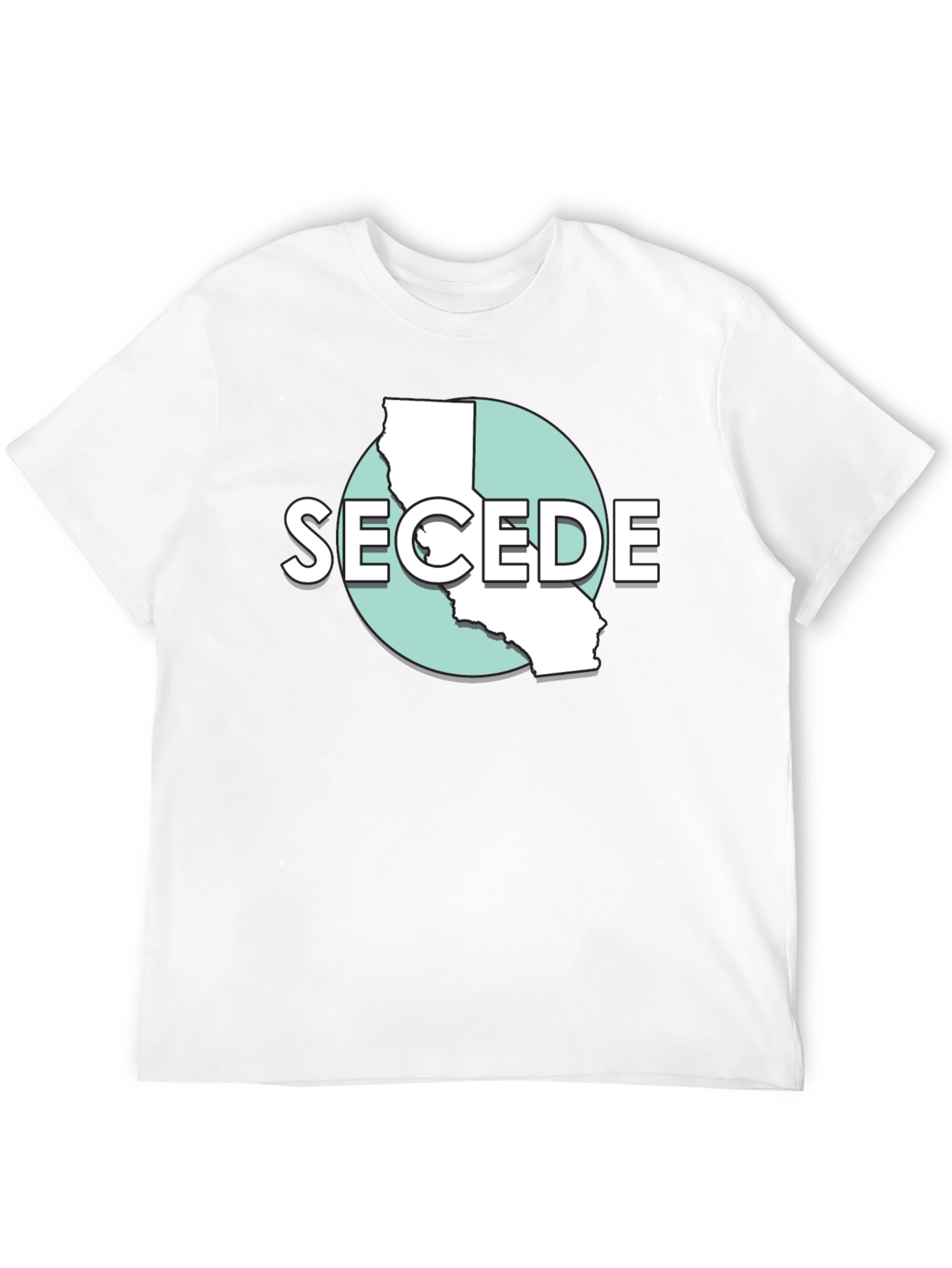 Secede California Graphic Tee - Black T-Shirt