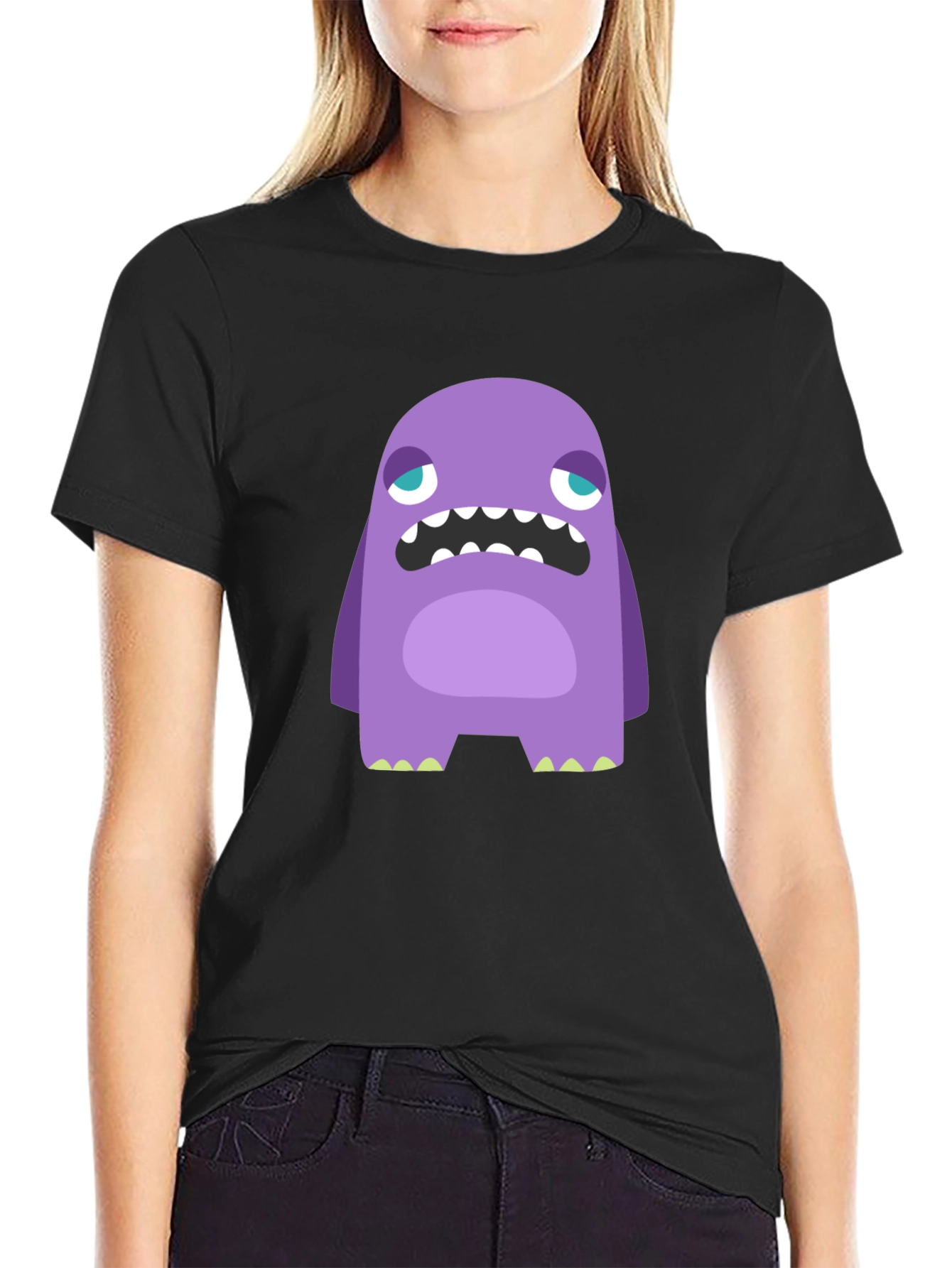 Monster Graphic Tee - Funny Cartoon Creature Shirt