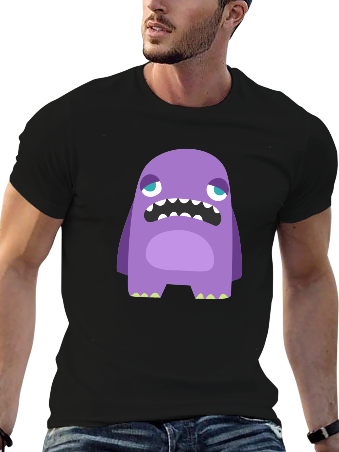Monster Graphic Tee - Funny Cartoon Creature Shirt