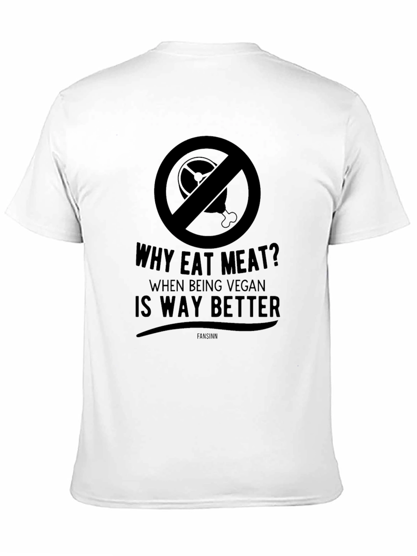 Vegan Lifestyle Graphic Tee - Why Eat Meat T-Shirt