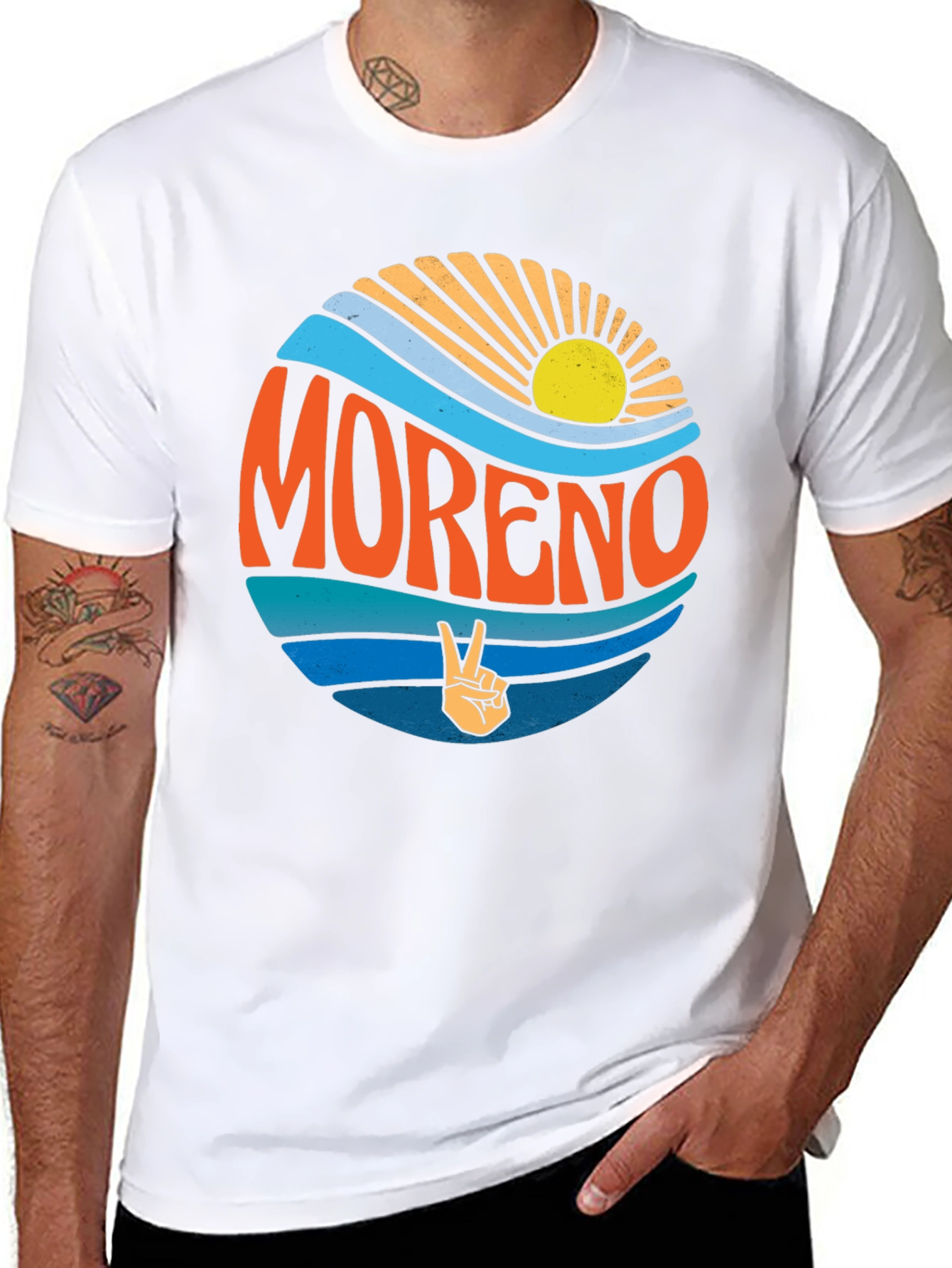 Moreno Retro Graphic T-Shirt - Stylish Summer Wear