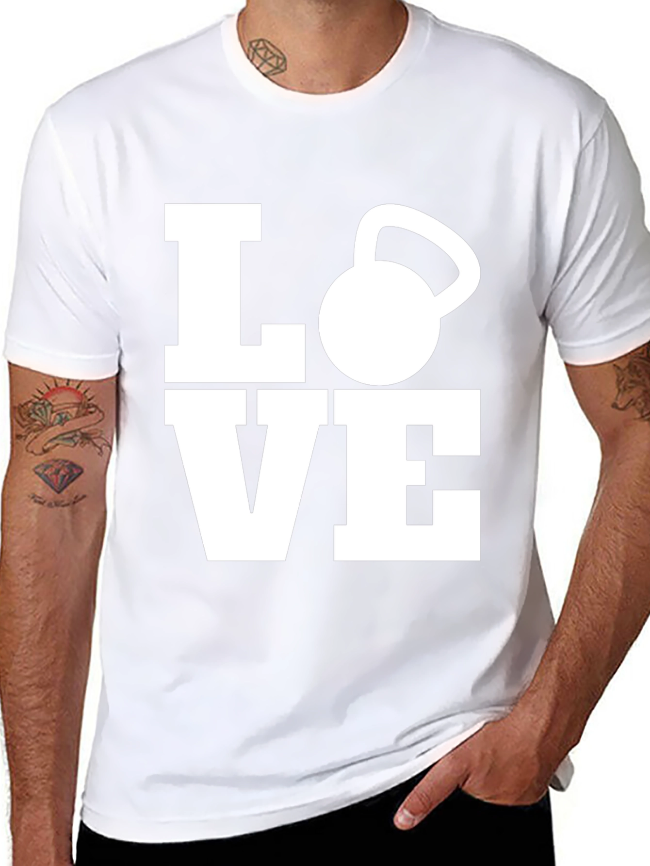 Love Kettlebell T-Shirt - Fitness Gym Workout Tee