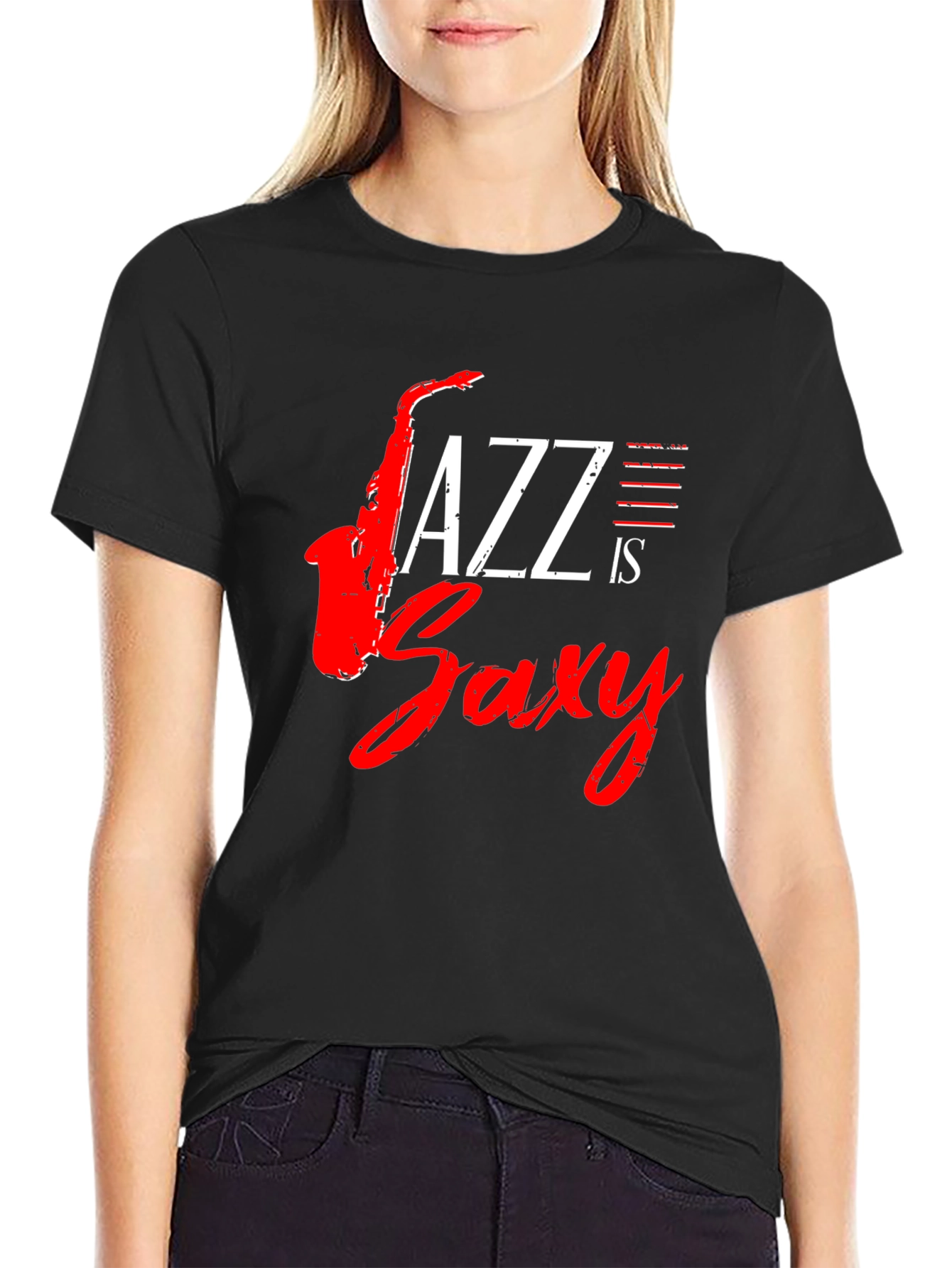 Jazz is Saxy Graphic T-Shirt