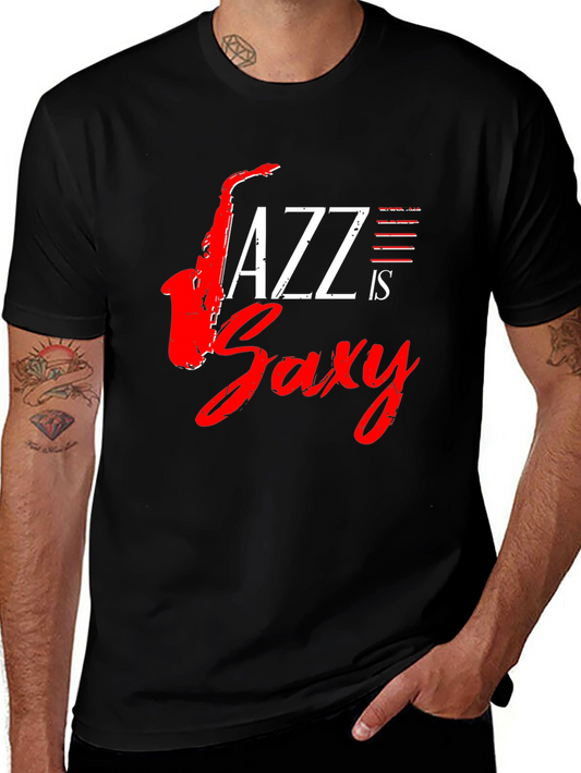 Jazz is Saxy Graphic T-Shirt
