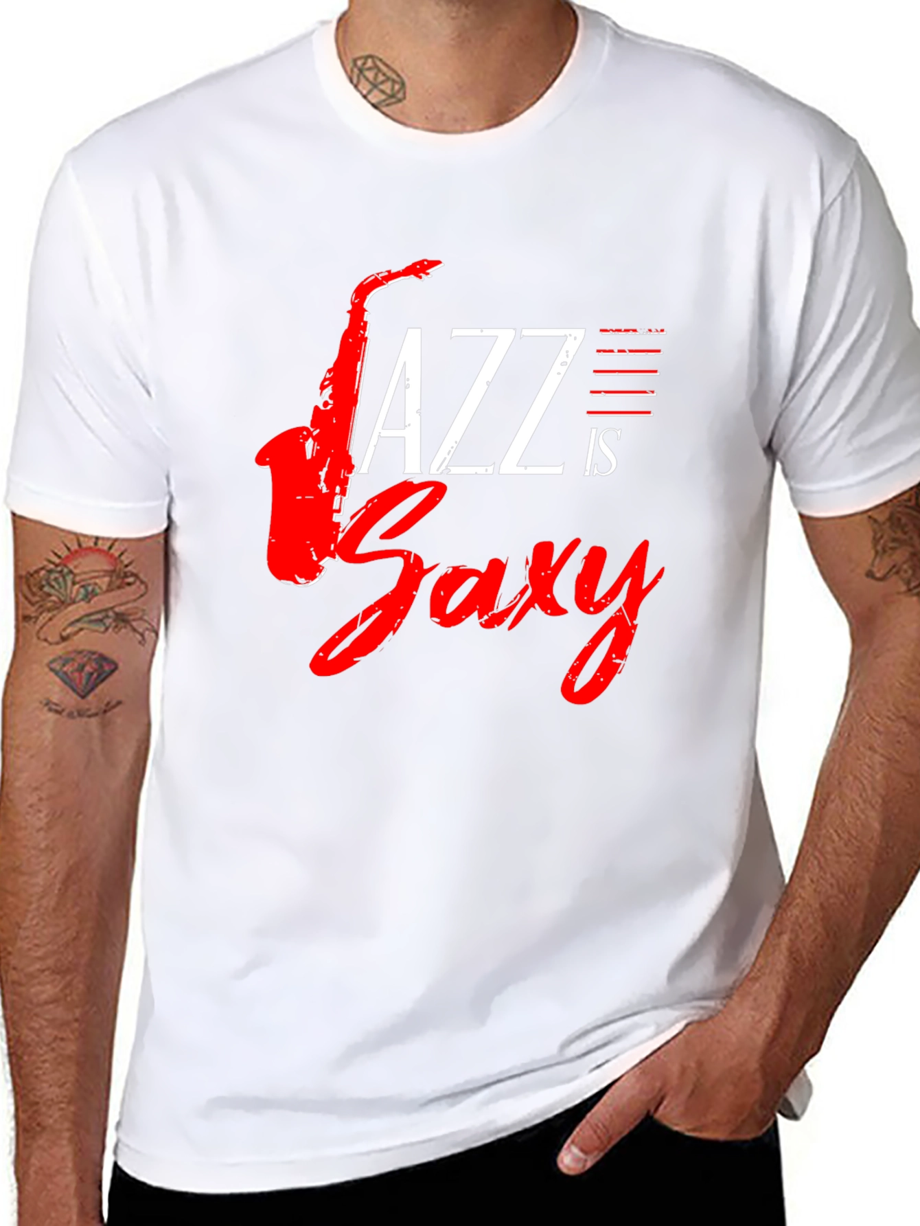 Jazz is Saxy Graphic T-Shirt