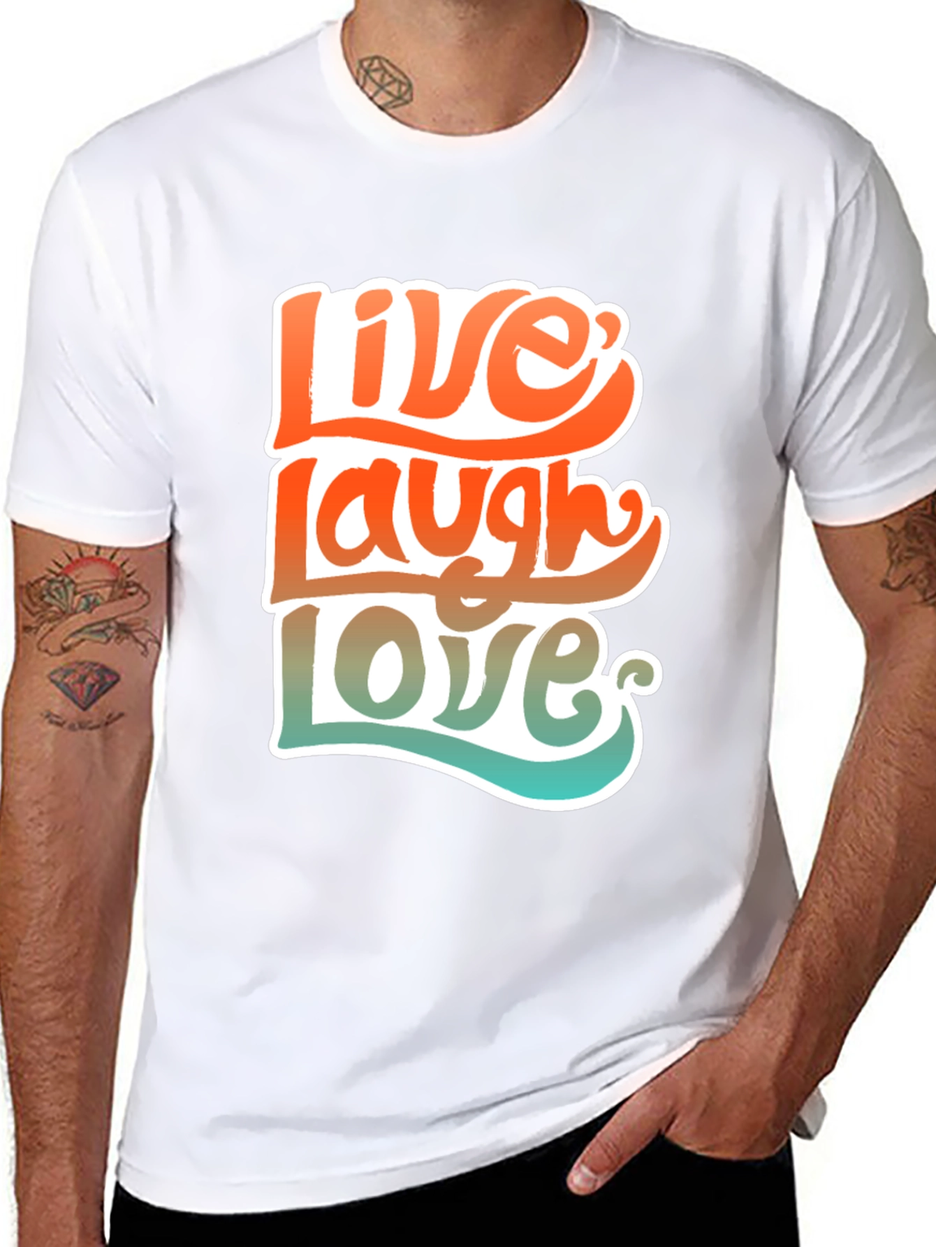 Live Laugh Love Graphic Tee - Comfort Fit