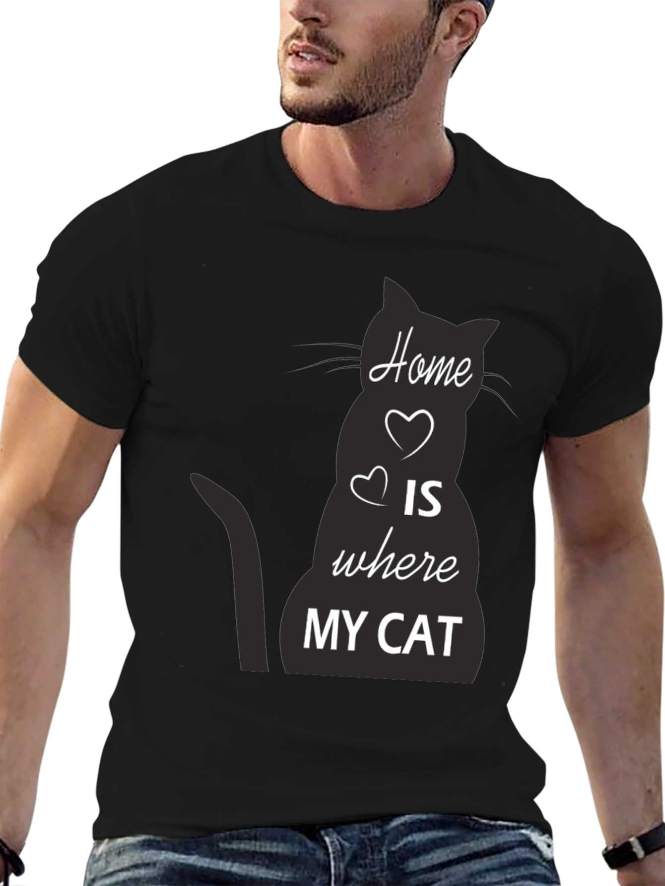 Home is Where My Cat T-Shirt