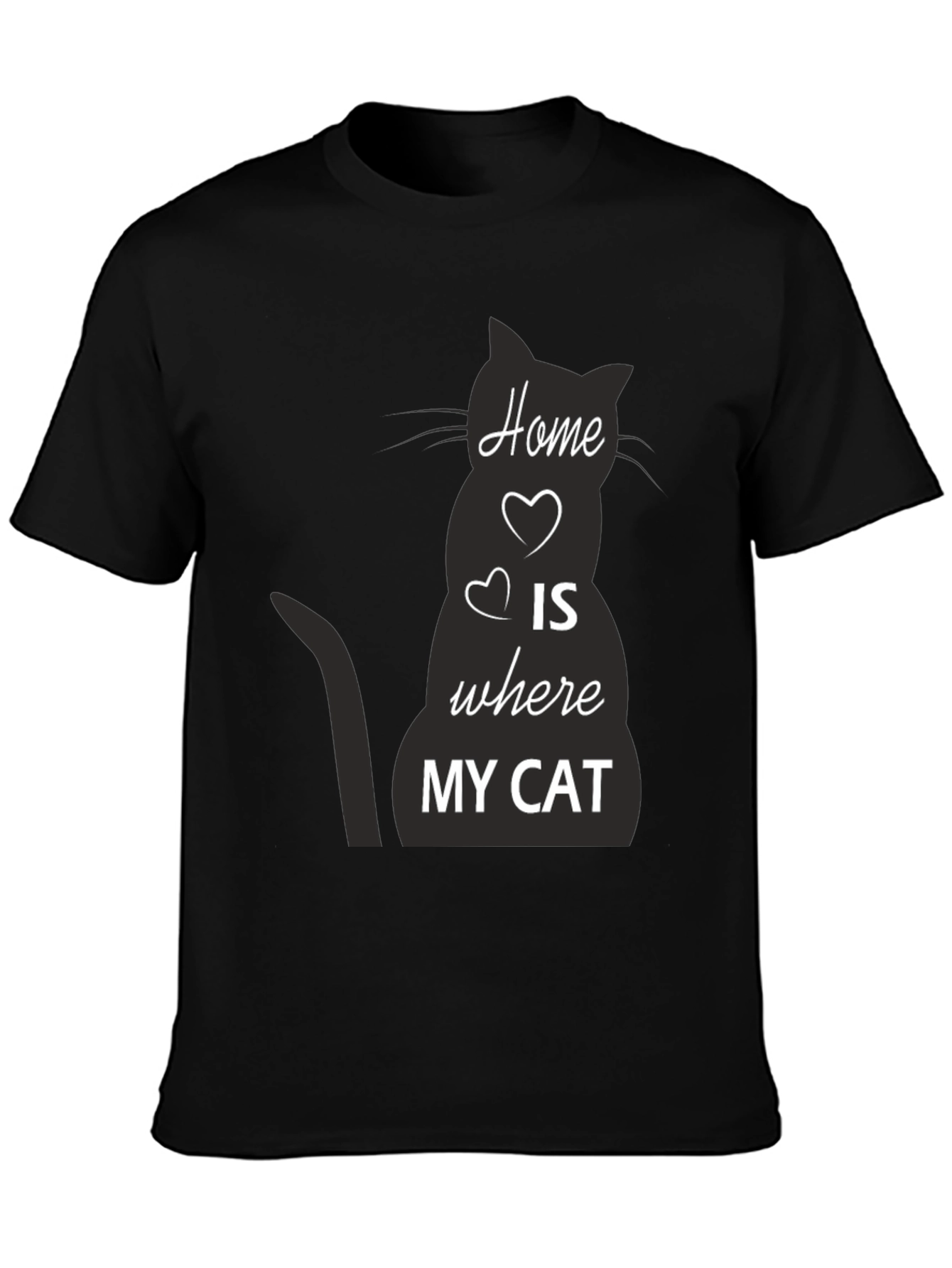Home is Where My Cat T-Shirt