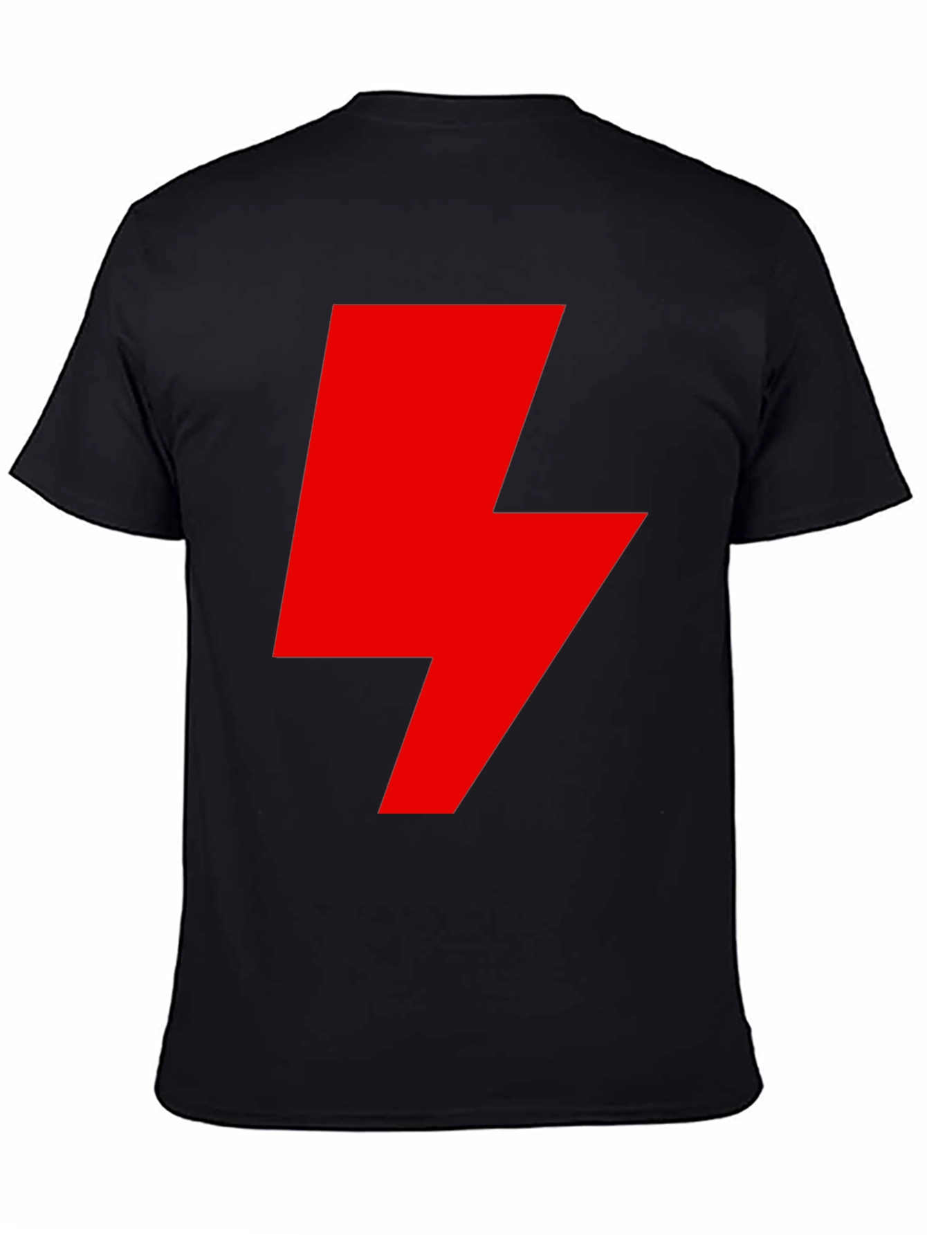 Red Lightning Bolt Graphic T-Shirt