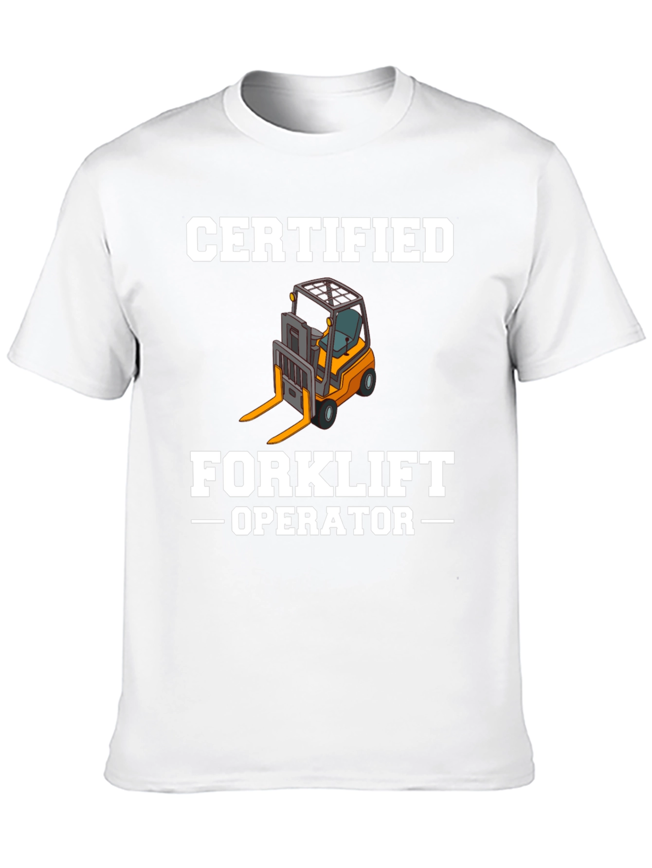 Certified Forklift Operator Graphic Tee - Black
