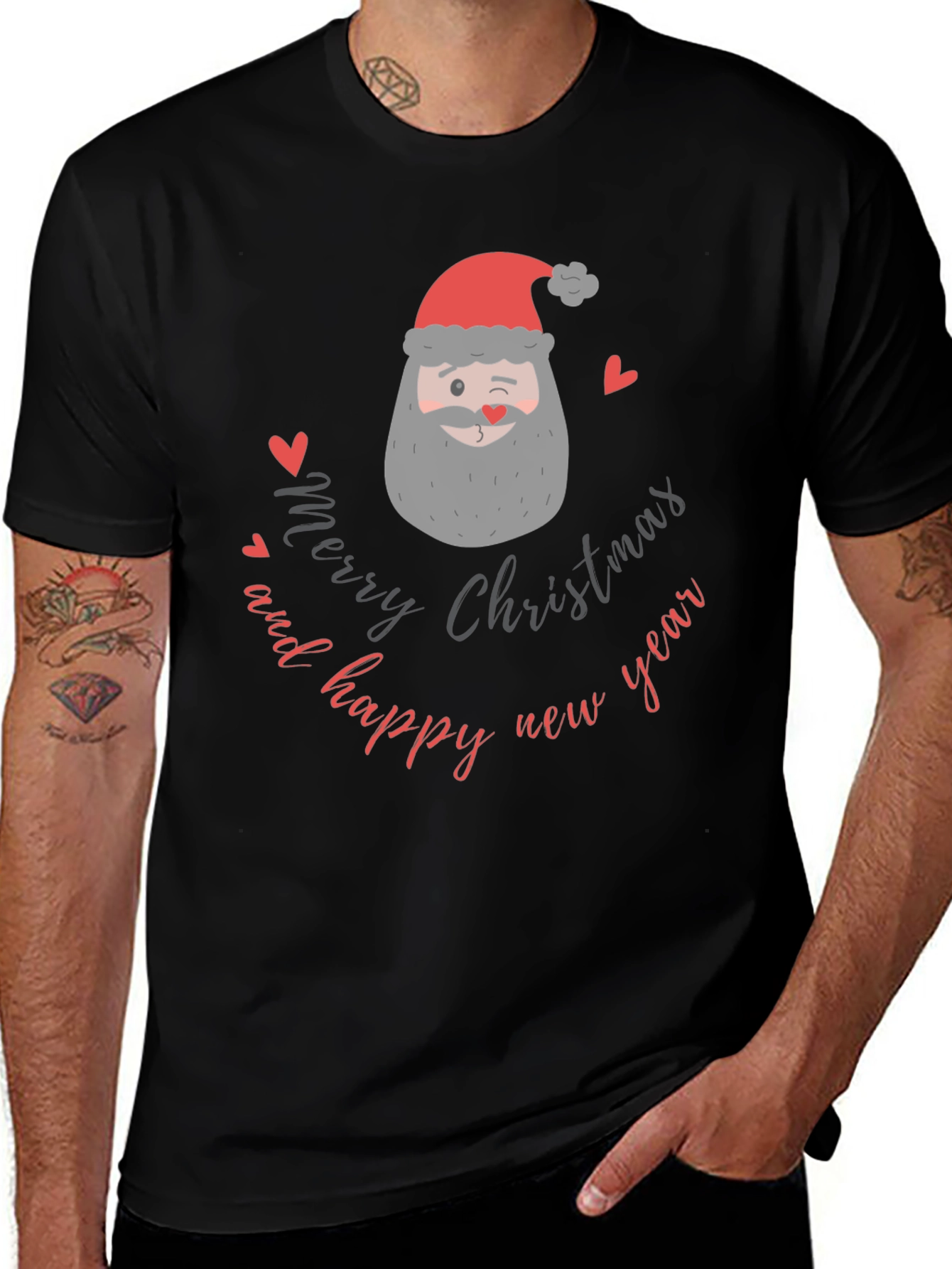 Merry Christmas & Happy New Year Graphic Tee