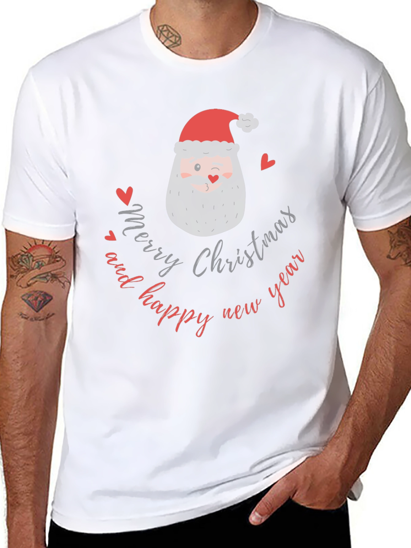 Merry Christmas & Happy New Year Graphic Tee
