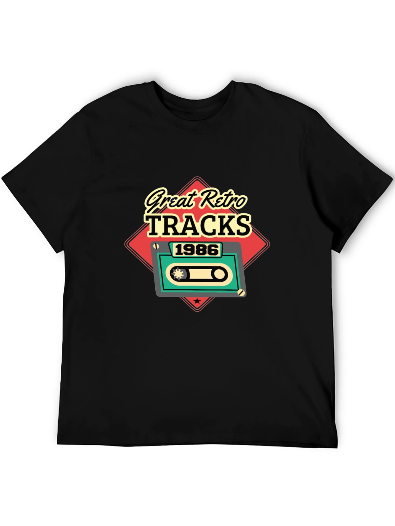 Retro Tracks 1986 Graphic Tee