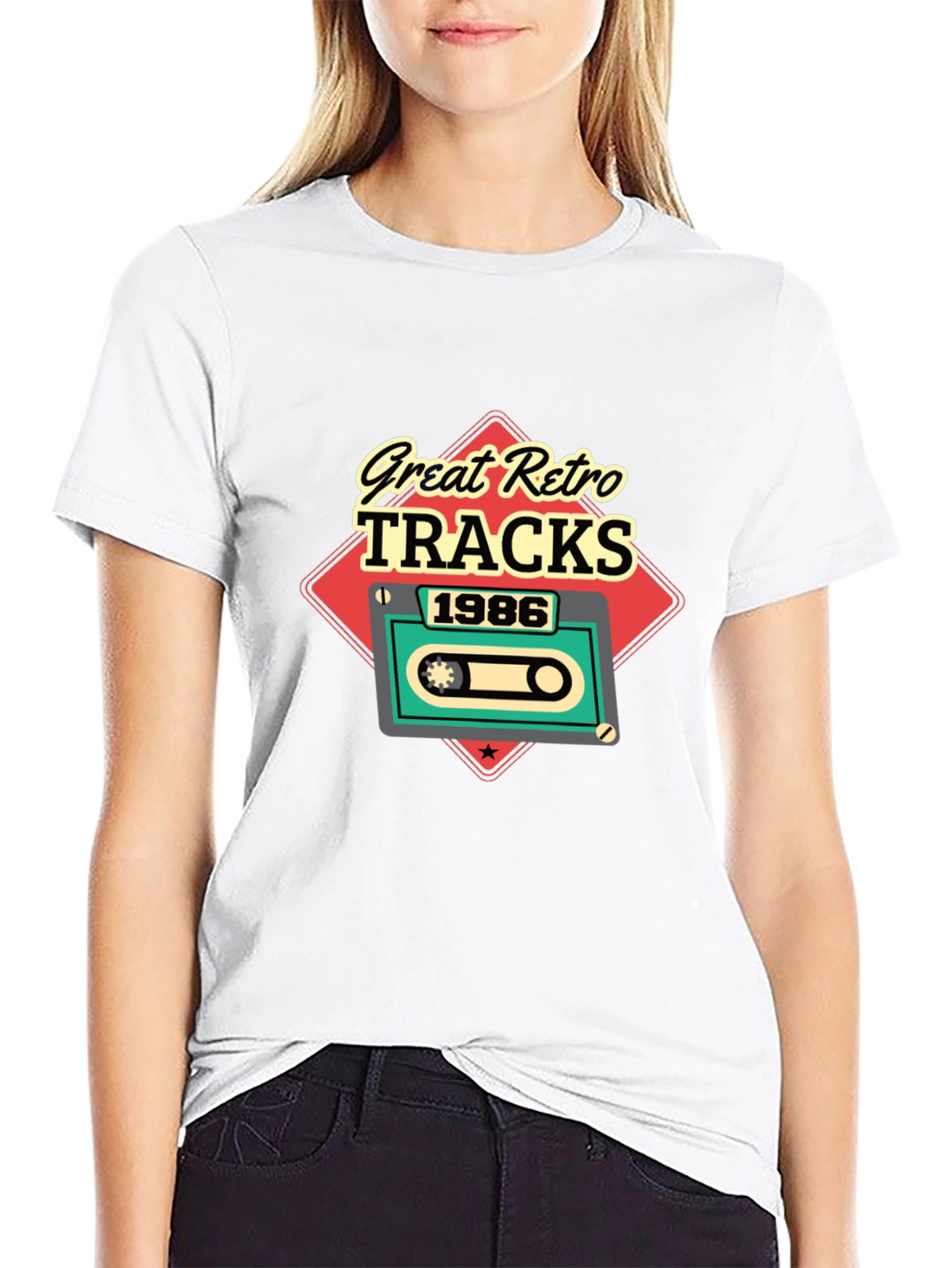 Retro Tracks 1986 Graphic Tee