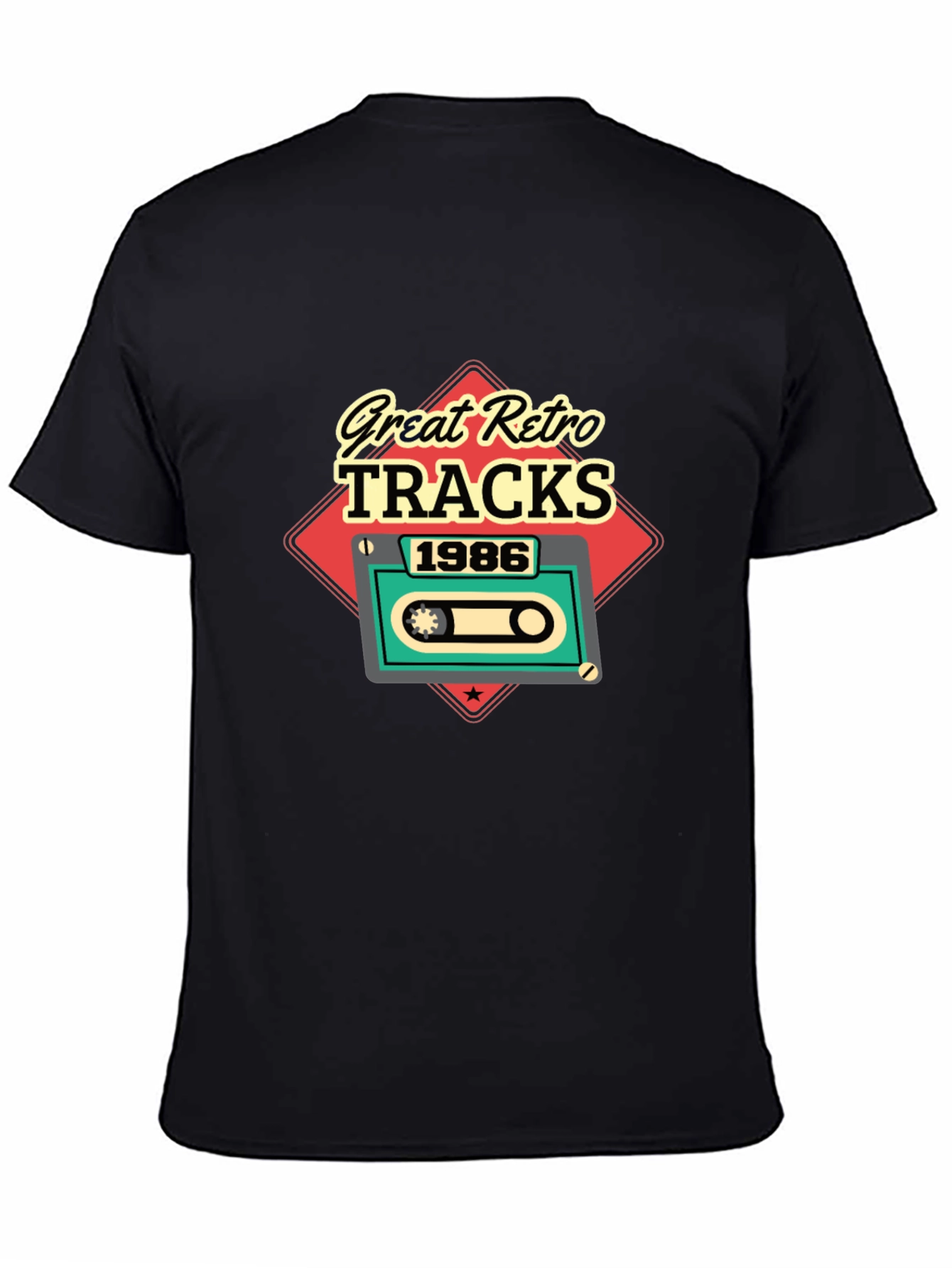 Retro Tracks 1986 Graphic Tee