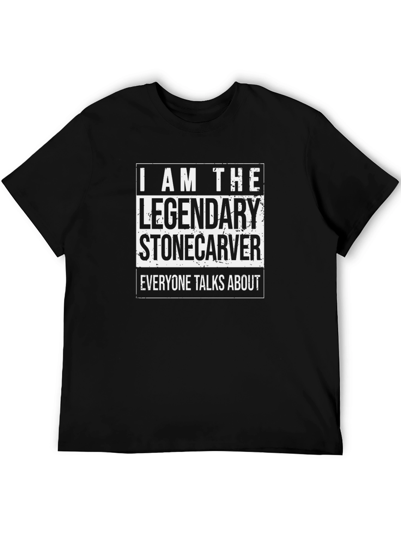 Legendary Stone Carver Black T-Shirt