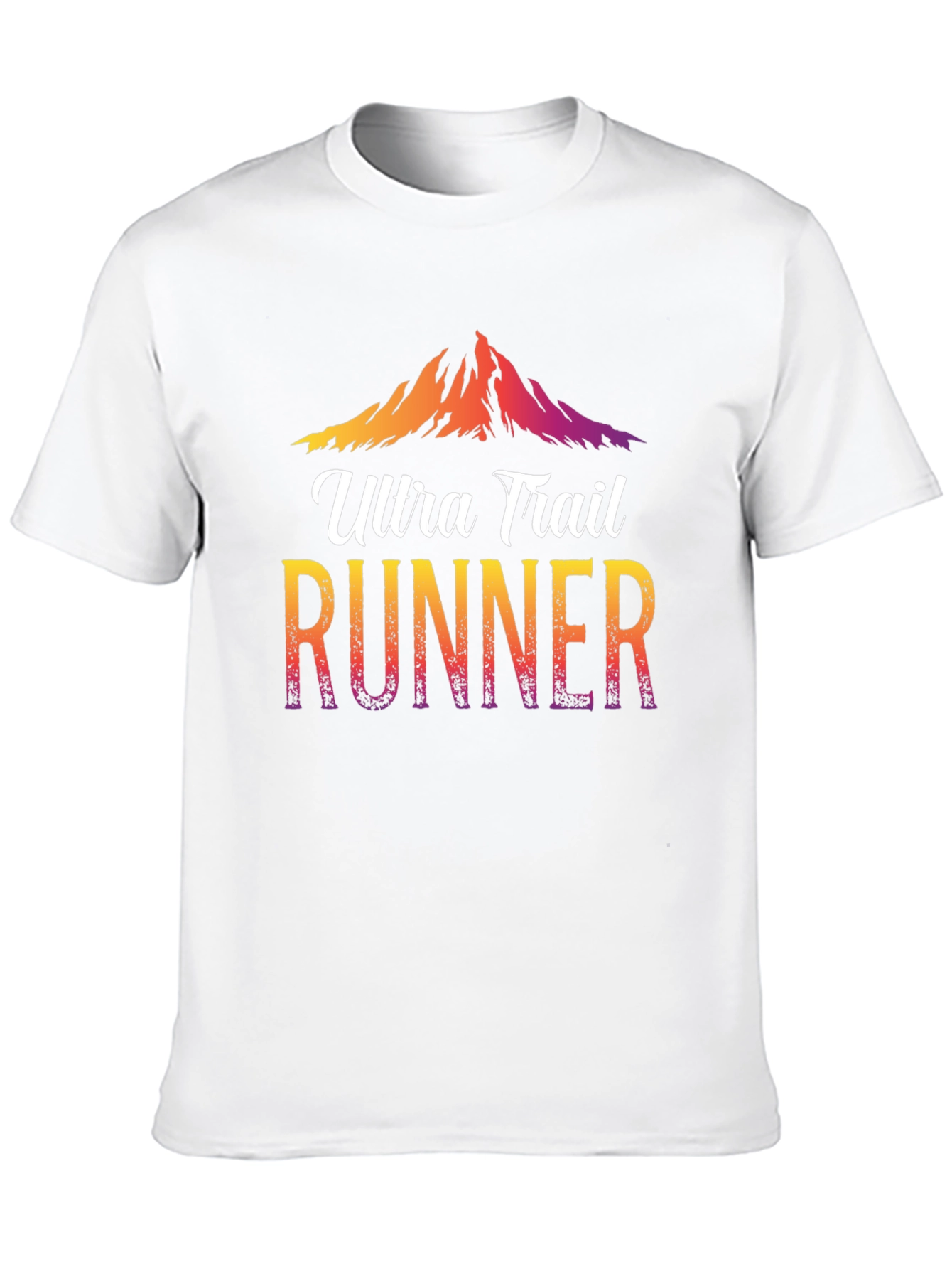 Ultra Trail Runner Graphic Tee - Mountain Design