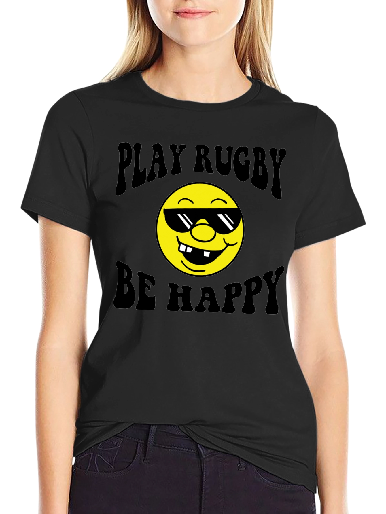 Play Rugby Be Happy T-Shirt